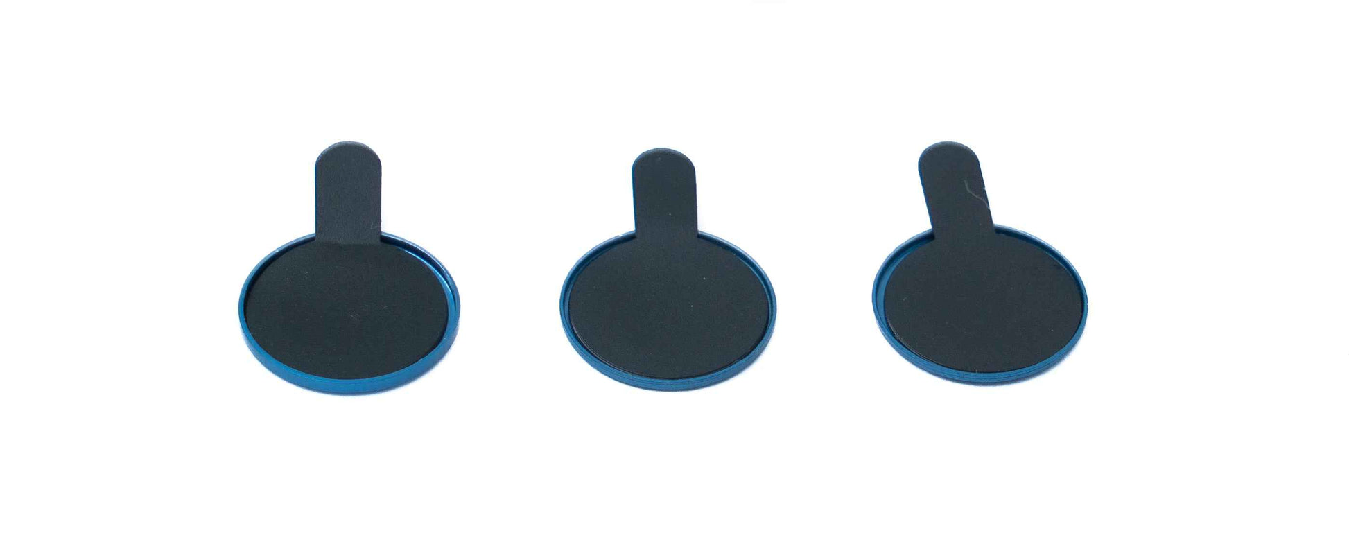 SYSTEM-S Kamera Schutz Linse Objektiv Abdeckung aus Glas Metall für iPhone 12 Pro in Blau