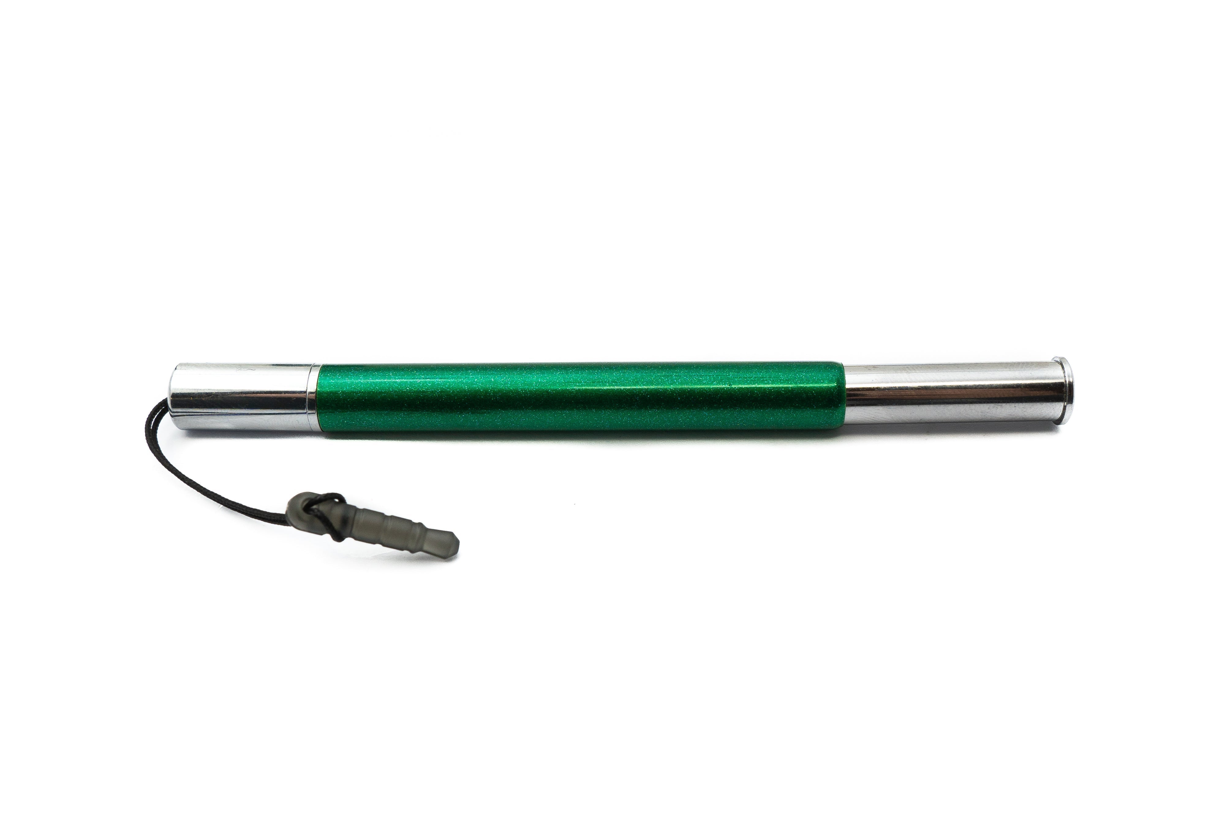 Touchpen Stylus aus Aluminium grün 10 cm ausfahrbar für Tablet Smartphone