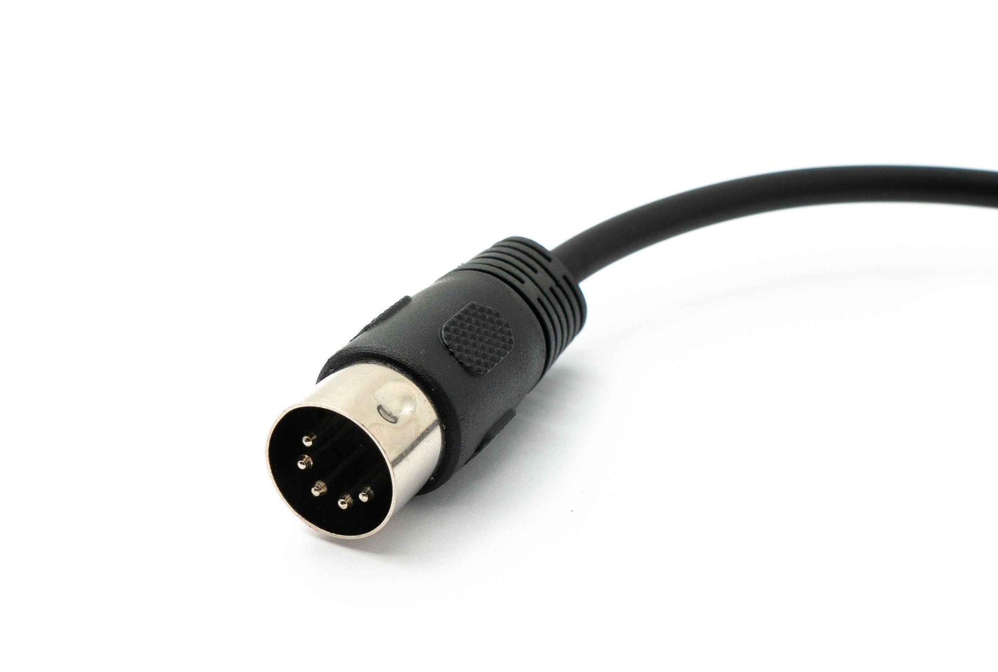 SYSTEM-S Audio Kabel 50 cm XLR 3 polig Buchse zu DIN 5 polig Stecker in Schwarz