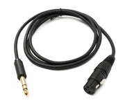 SYSTEM-S Audio Kabel 150 cm XLR 3 polig Buchse zu 6.35 mm Klinke Stecker AUX