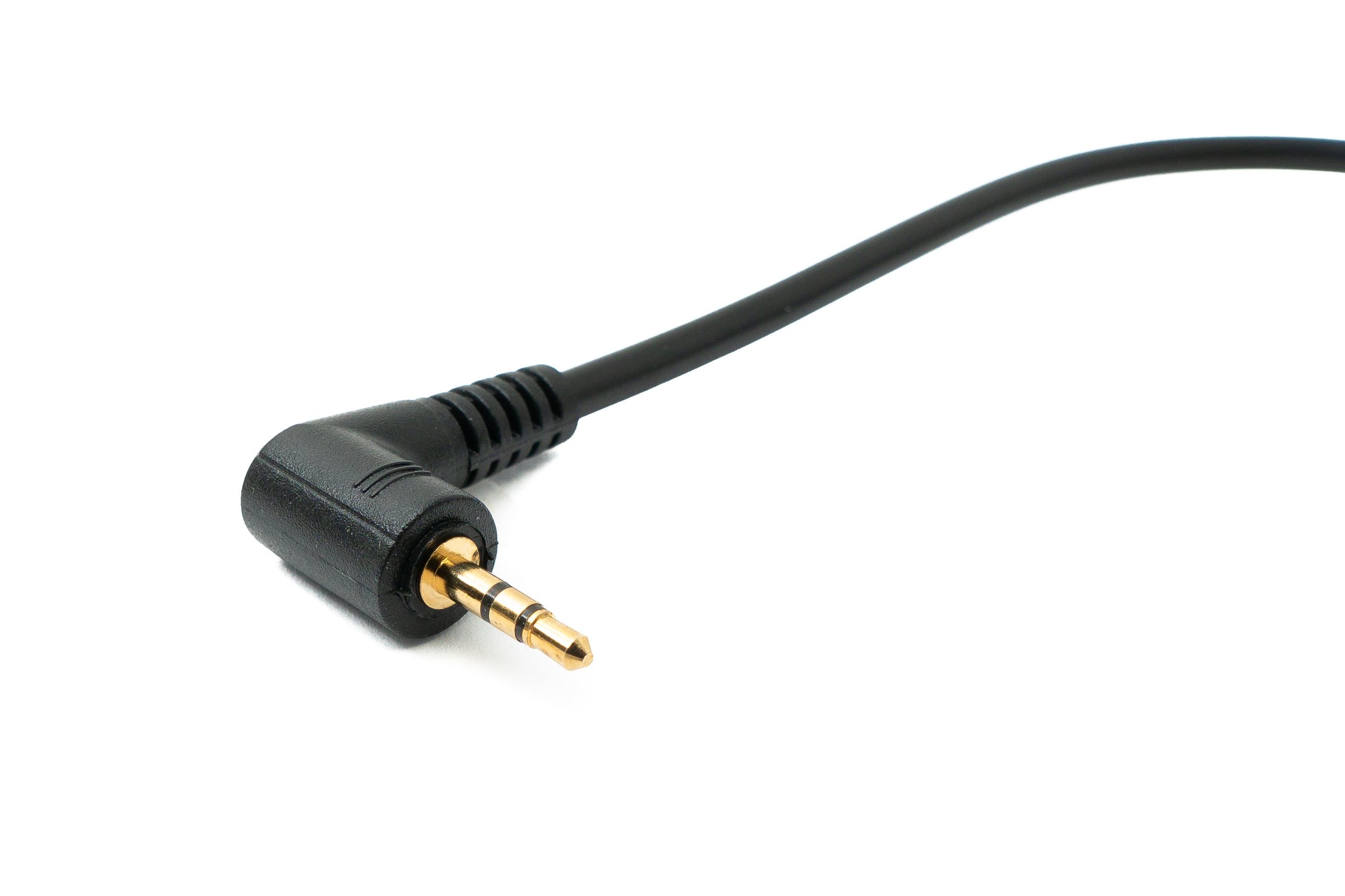 Audio Kabel 20 cm 2,5 mm Klinke zu 3,5 mm Stecker Winkel AUX Adapter Schwarz