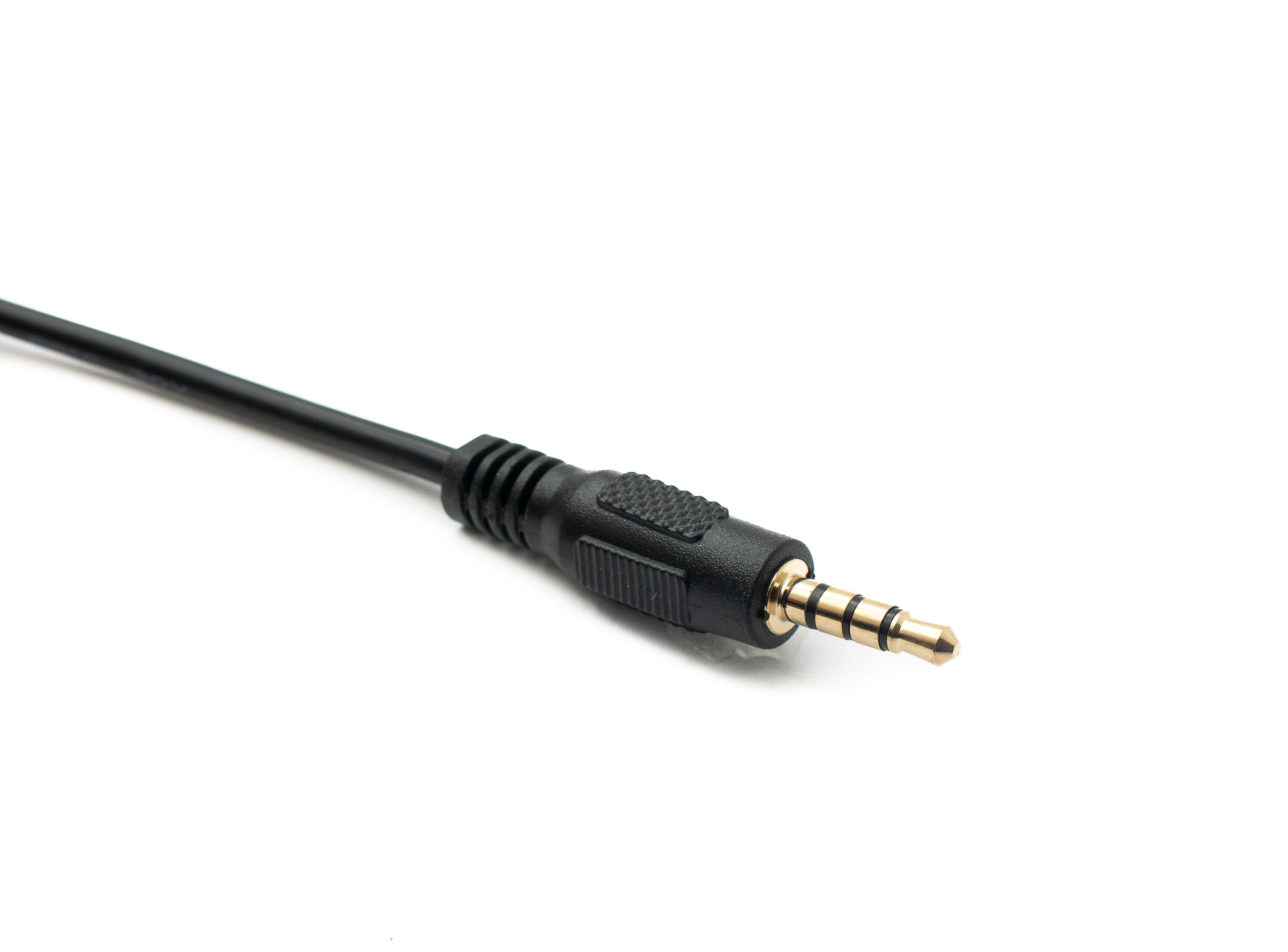 Audiokabel 3,5 mm TRRS 180 cm gewinkelt schwarz 88938825 | System-S