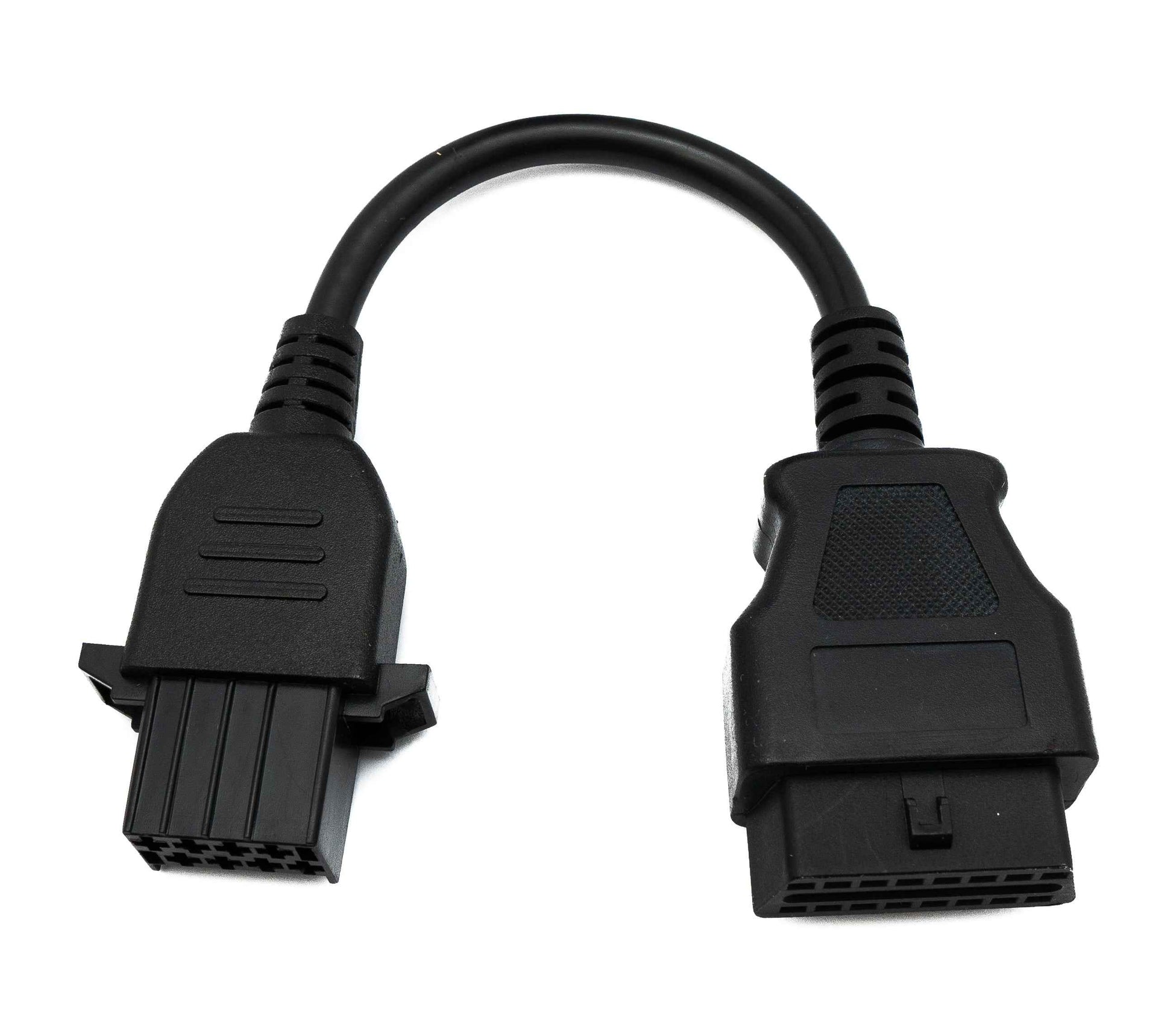 SYSTEM-S OBD Kabel 10 cm OBD 2 Buchse für Volvo 8pin in Schwarz für Auto Diagnose