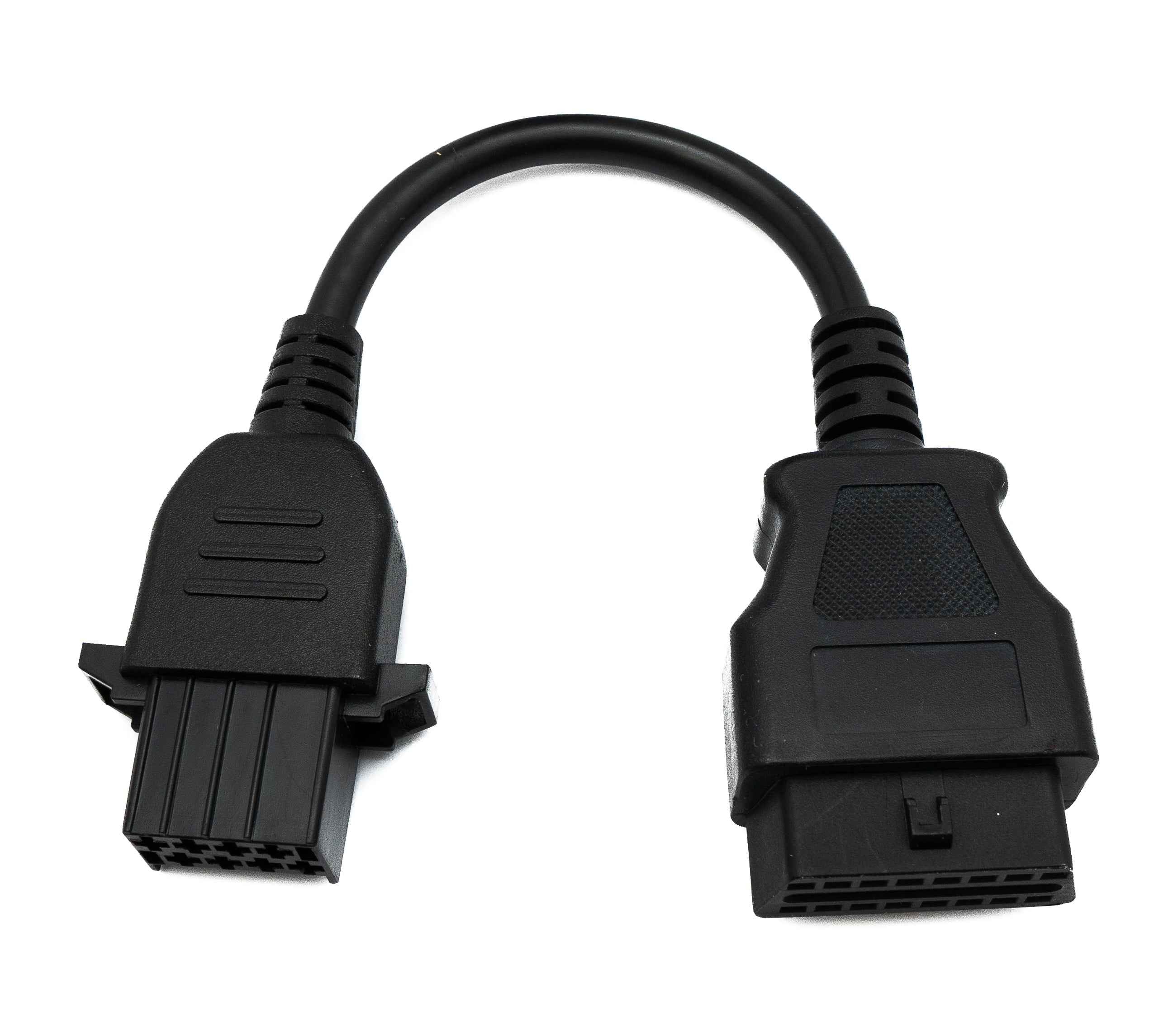 SYSTEM-S OBD Kabel 10 cm OBD 2 Buchse für Volvo 8pin in Schwarz für Auto Diagnose