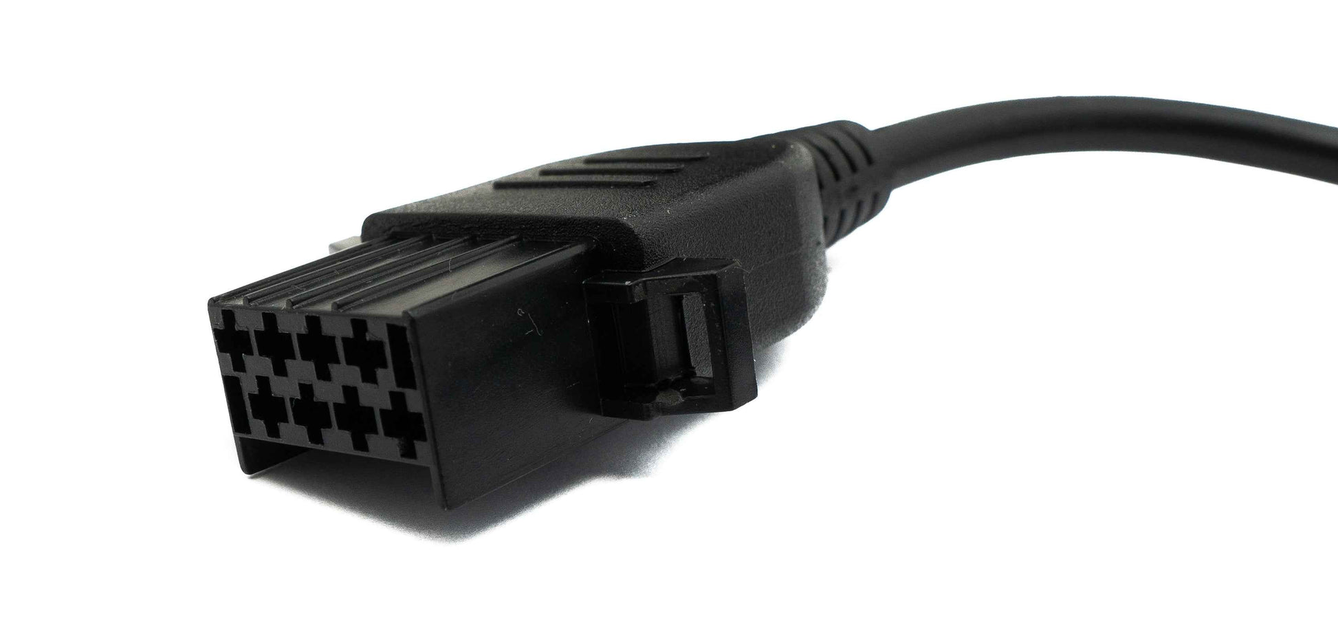 SYSTEM-S OBD Kabel 10 cm OBD 2 Buchse für Volvo 8pin in Schwarz für Auto Diagnose