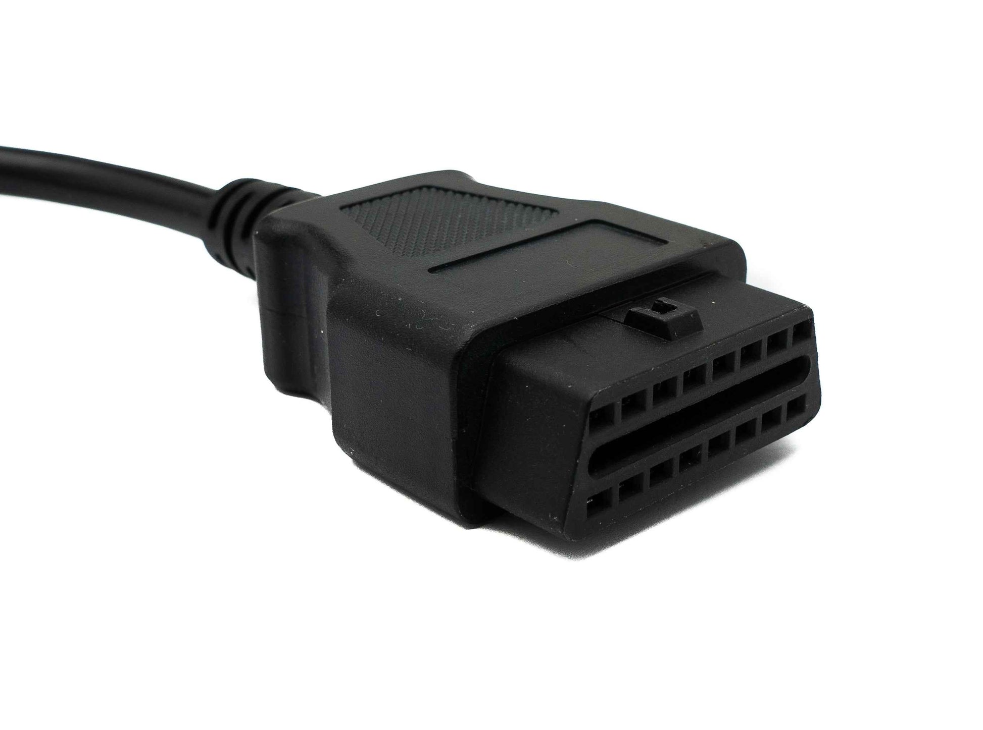 SYSTEM-S OBD Kabel 10 cm OBD 2 Buchse für Volvo 8pin in Schwarz für Auto Diagnose