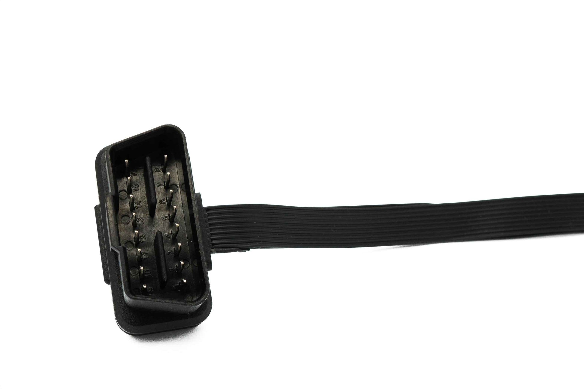 SYSTEM-S OBD Y Kabel 30 cm OBD 2 16pin J1962M Stecker zu 2x J1962F Buchse flach für Auto
