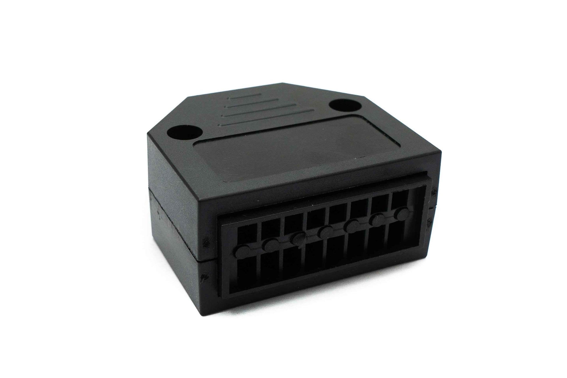 SYSTEM-S OBD Adapter OBD 2 16 pin Buchse Anschluss Kabel in Schwarz für Auto Diagnose