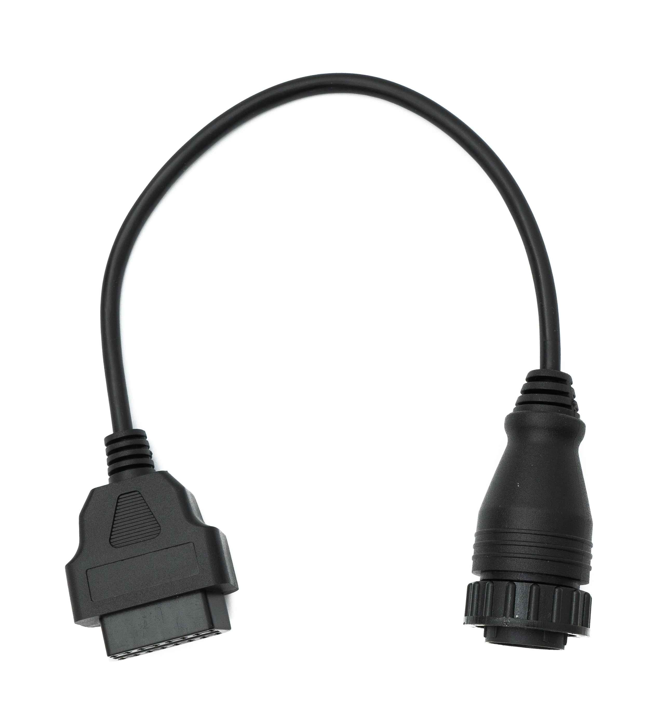 SYSTEM-S OBD Kabel 30 cm OBD 2 Buchse für Mercedes Benz 14pin Schwarz für Auto Diagnose