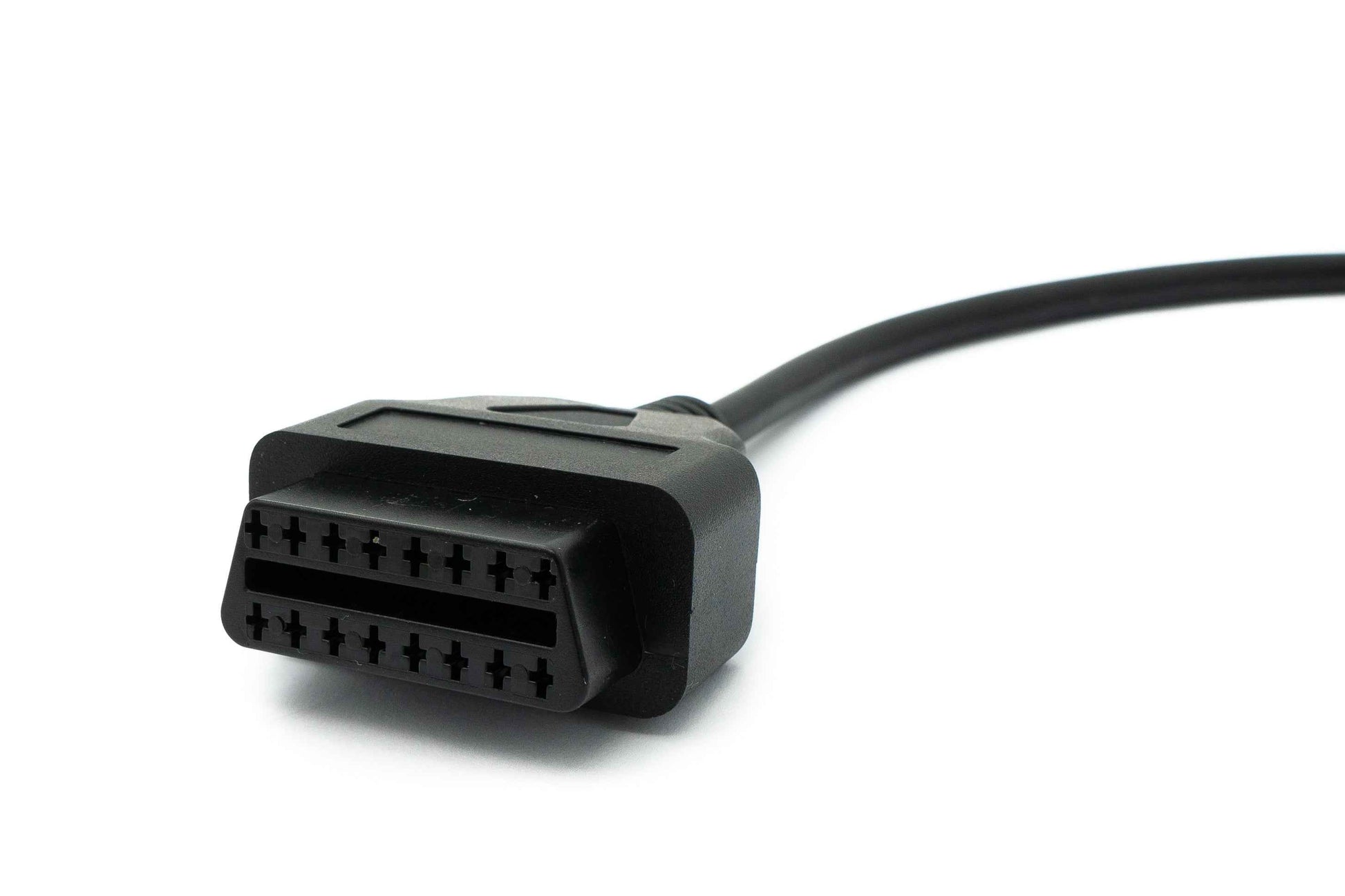 SYSTEM-S OBD Kabel 30 cm OBD 2 Buchse für Mercedes Benz 14pin Schwarz für Auto Diagnose