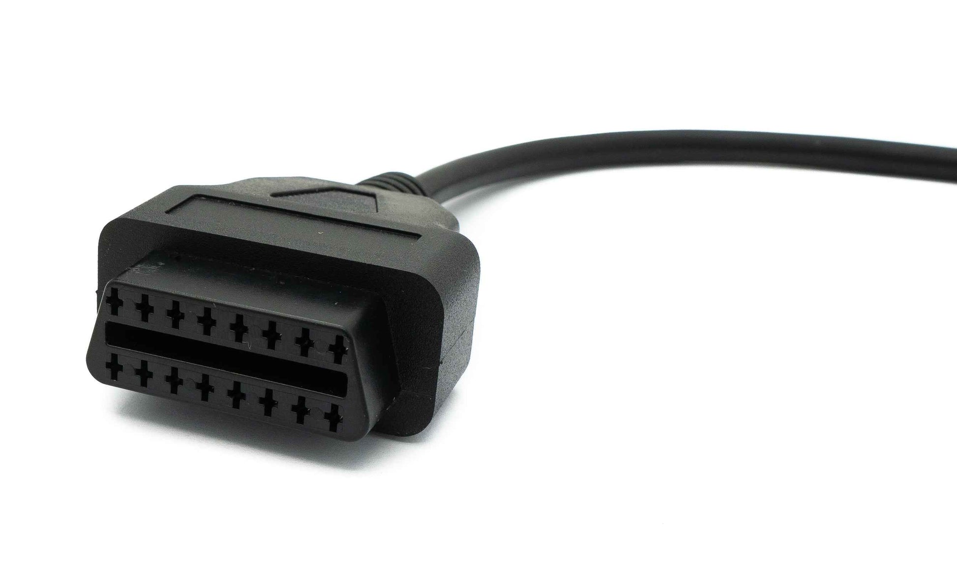 SYSTEM-S OBD Kabel 30cm OBD 2 Buchse für General Motors 12pin Schwarz für Auto Diagnose