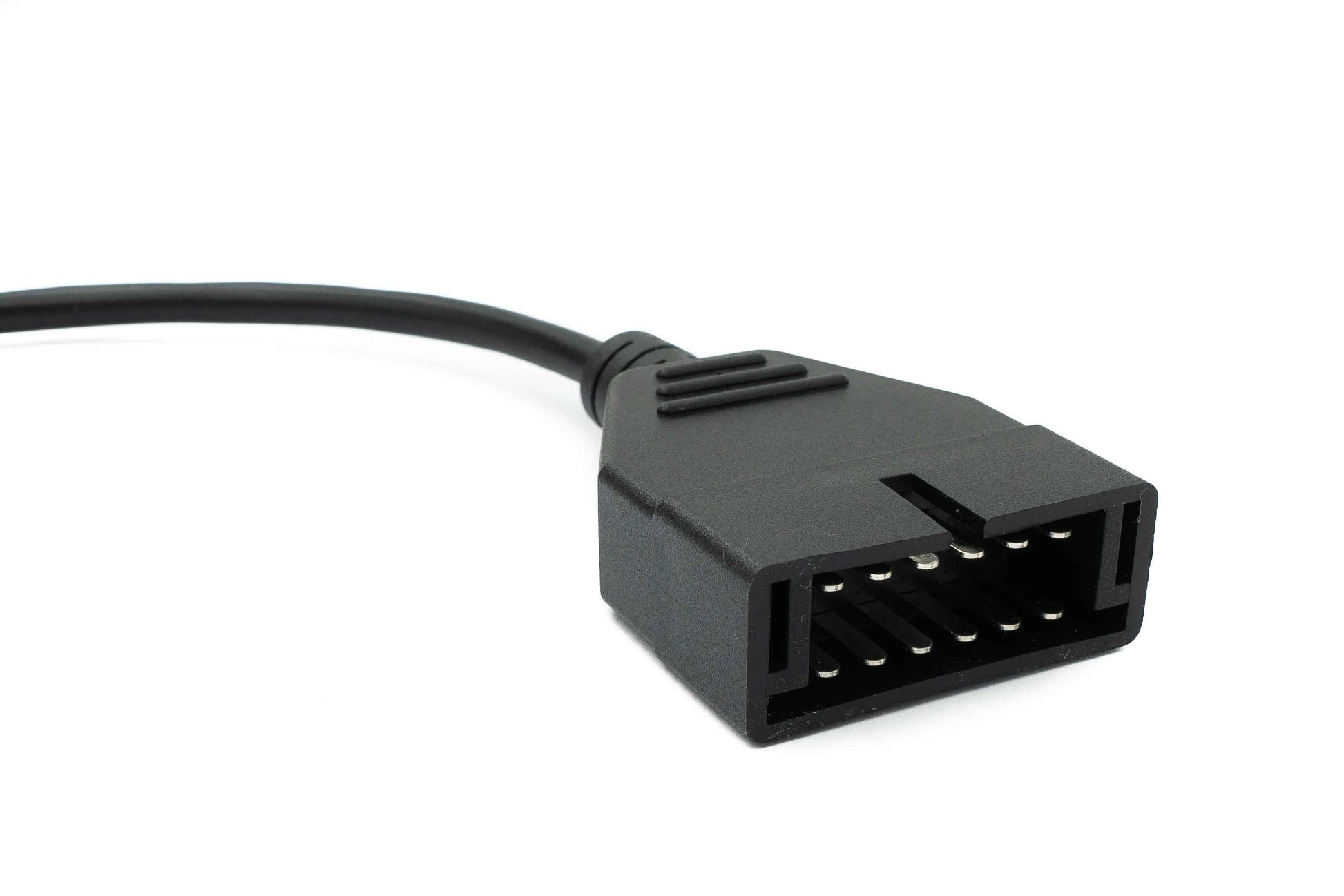 SYSTEM-S OBD Kabel 30cm OBD 2 Buchse für General Motors 12pin Schwarz für Auto Diagnose