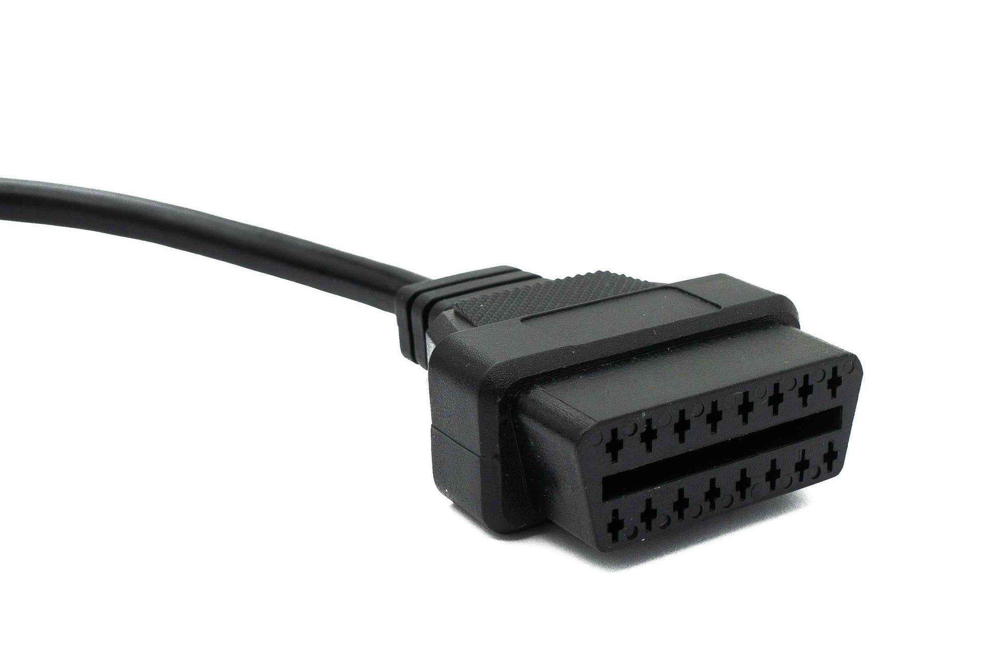 SYSTEM-S OBD Kabel 10 cm OBD 2 Buchse für Kia 20pin in Schwarz für Auto Diagnose