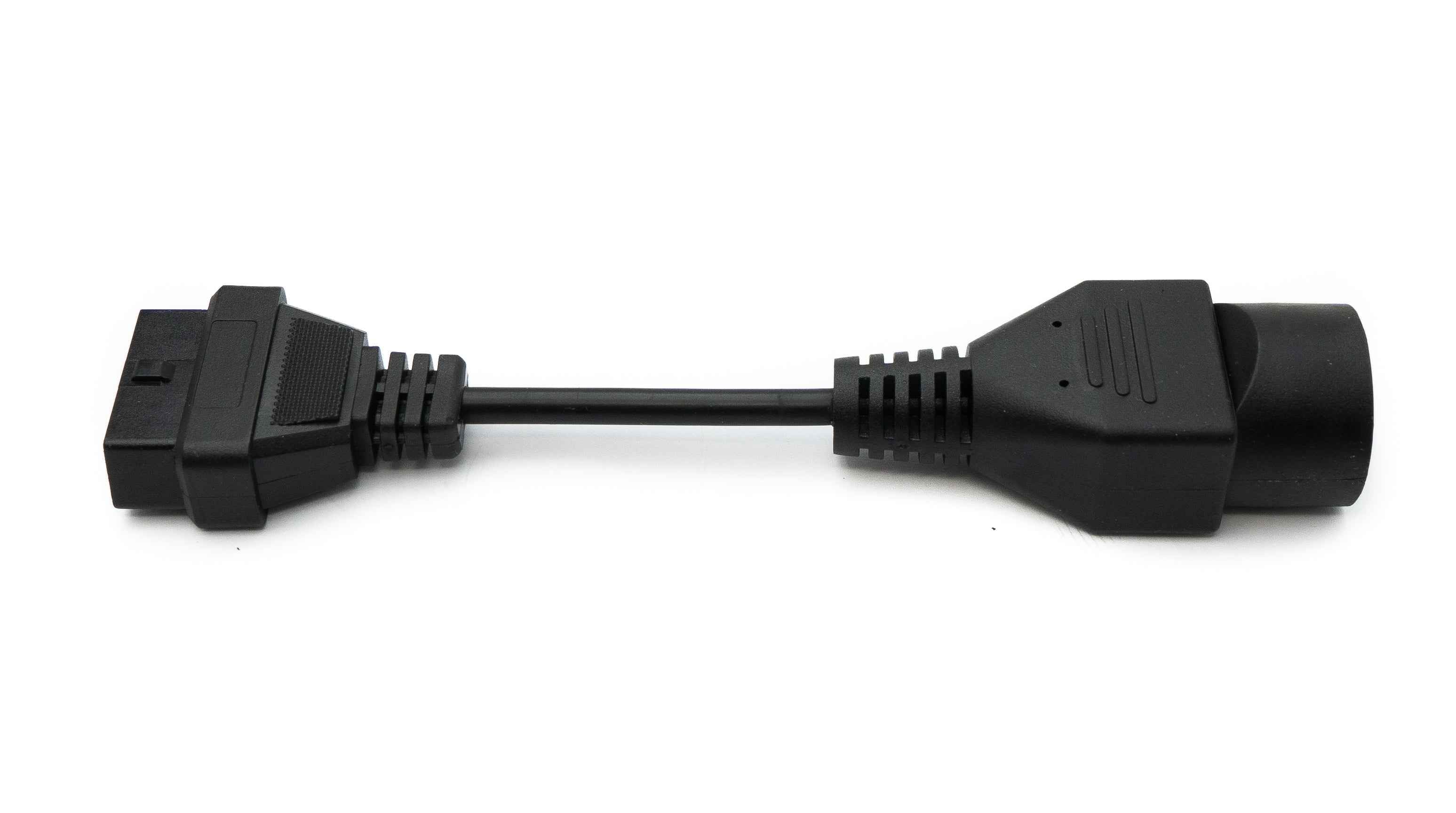 SYSTEM-S OBD Kabel 10 cm OBD 2 Buchse für Mazda 17pin in Schwarz für Auto Diagnose