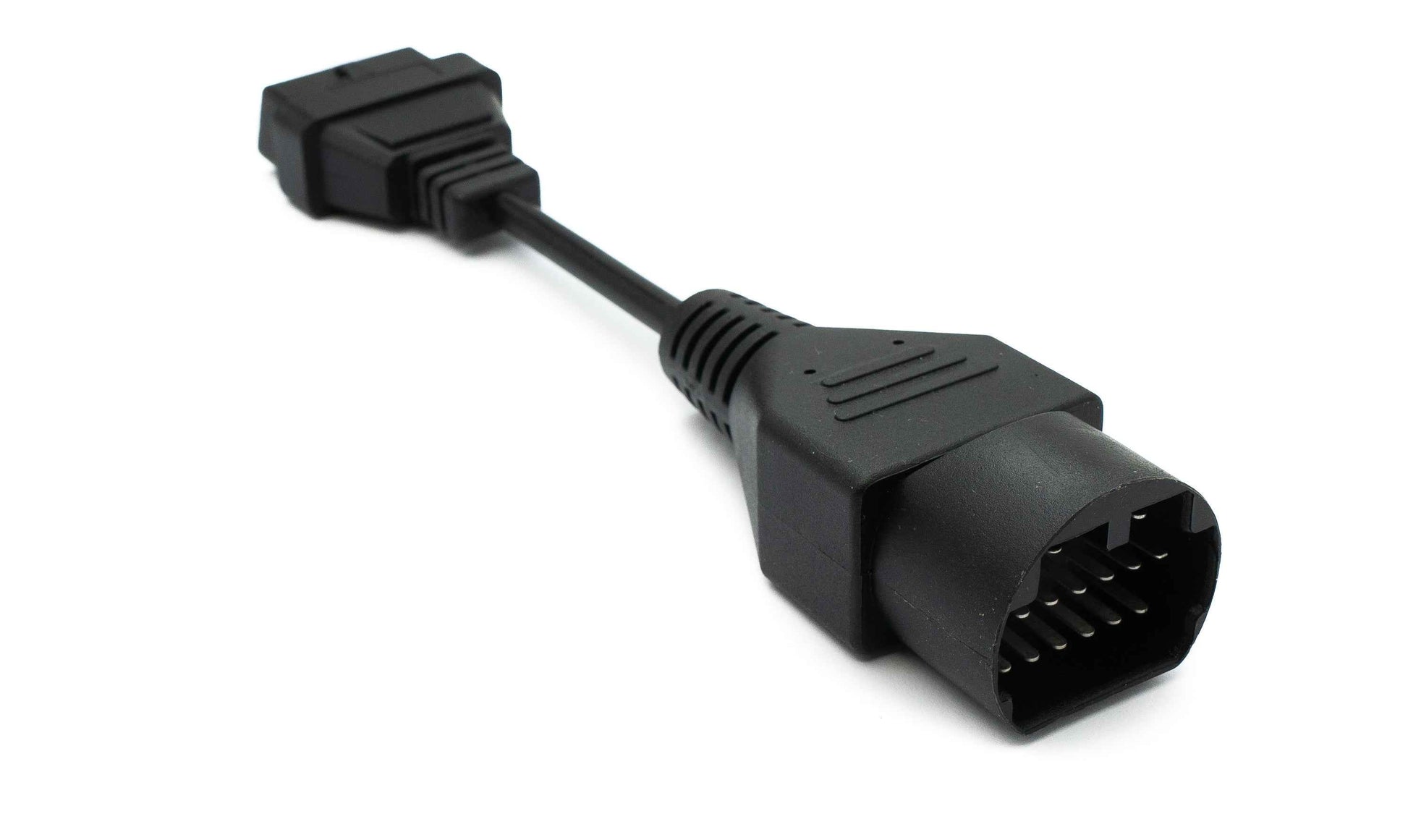 SYSTEM-S OBD Kabel 10 cm OBD 2 Buchse für Mazda 17pin in Schwarz für Auto Diagnose