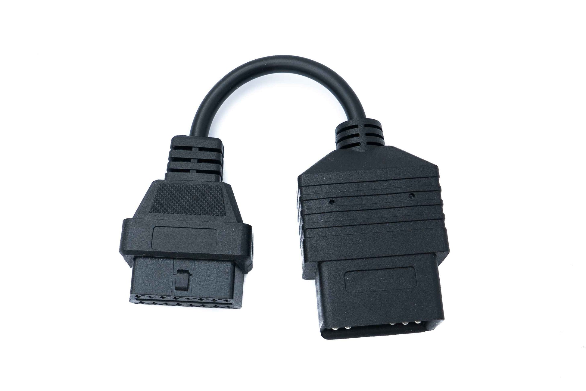 SYSTEM-S OBD Kabel 10 cm OBD 2 Buchse für Toyota 17pin in Schwarz für Auto Diagnose