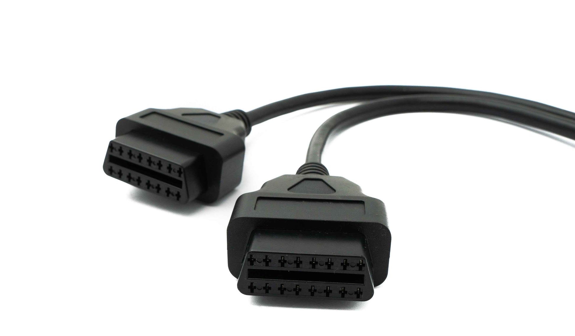 SYSTEM-S OBD Y Kabel 20cm OBD 2 16pin J1962M Stecker zu 2x J1962F Buchse Auto Diagnose