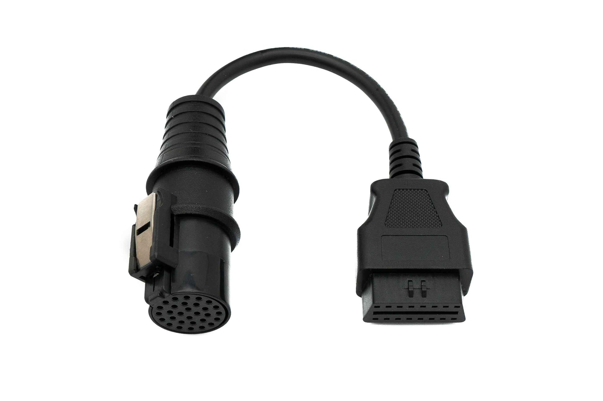 SYSTEM-S OBD Kabel 20 cm OBD 2 Buchse für Iveco 30pin in Schwarz für Auto Diagnose