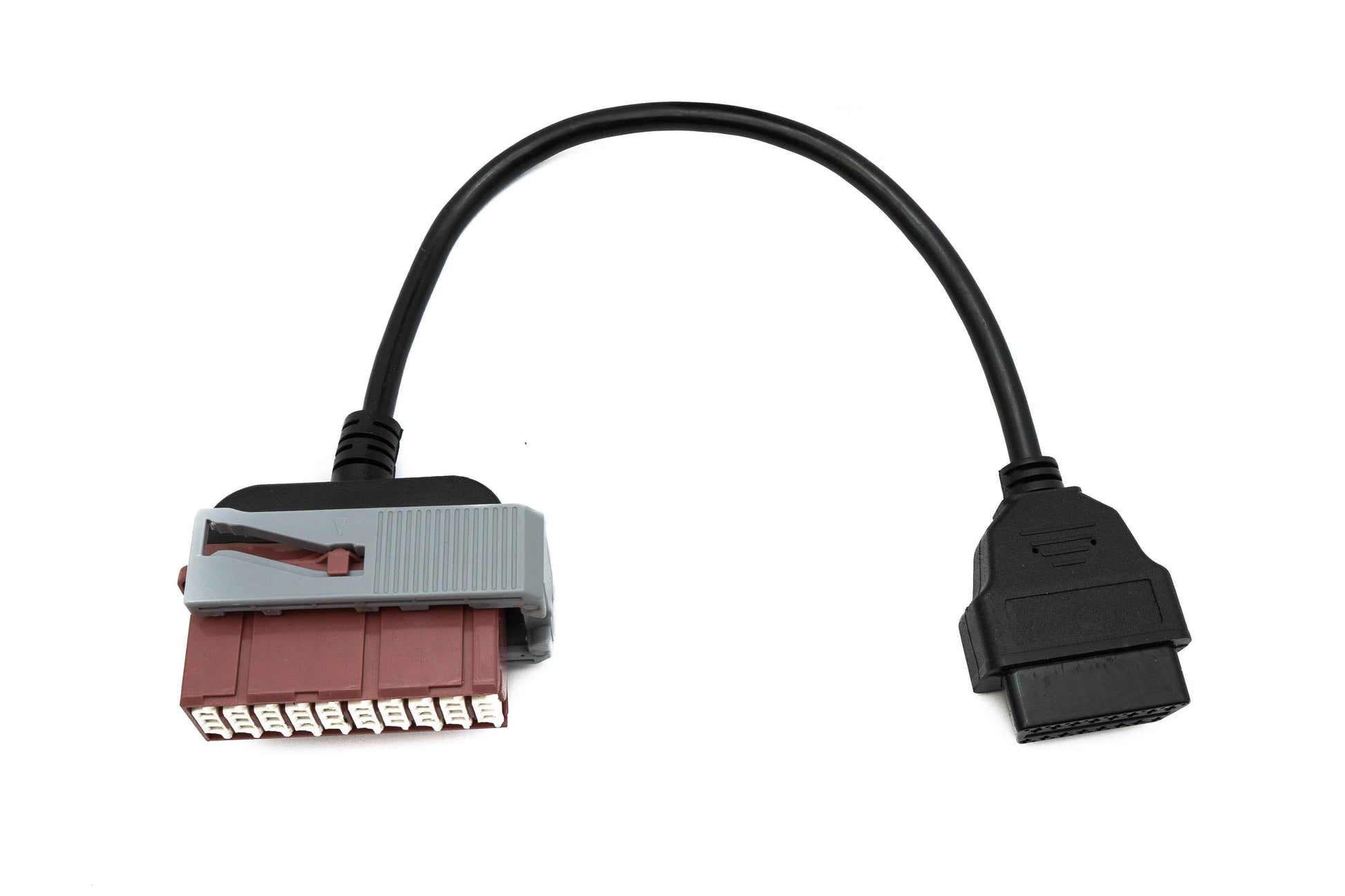 SYSTEM-S OBD Kabel 30cm OBD 2 Buchse zu Lexia 3 PP2000 30pin in Schwarz für Auto Diagnose