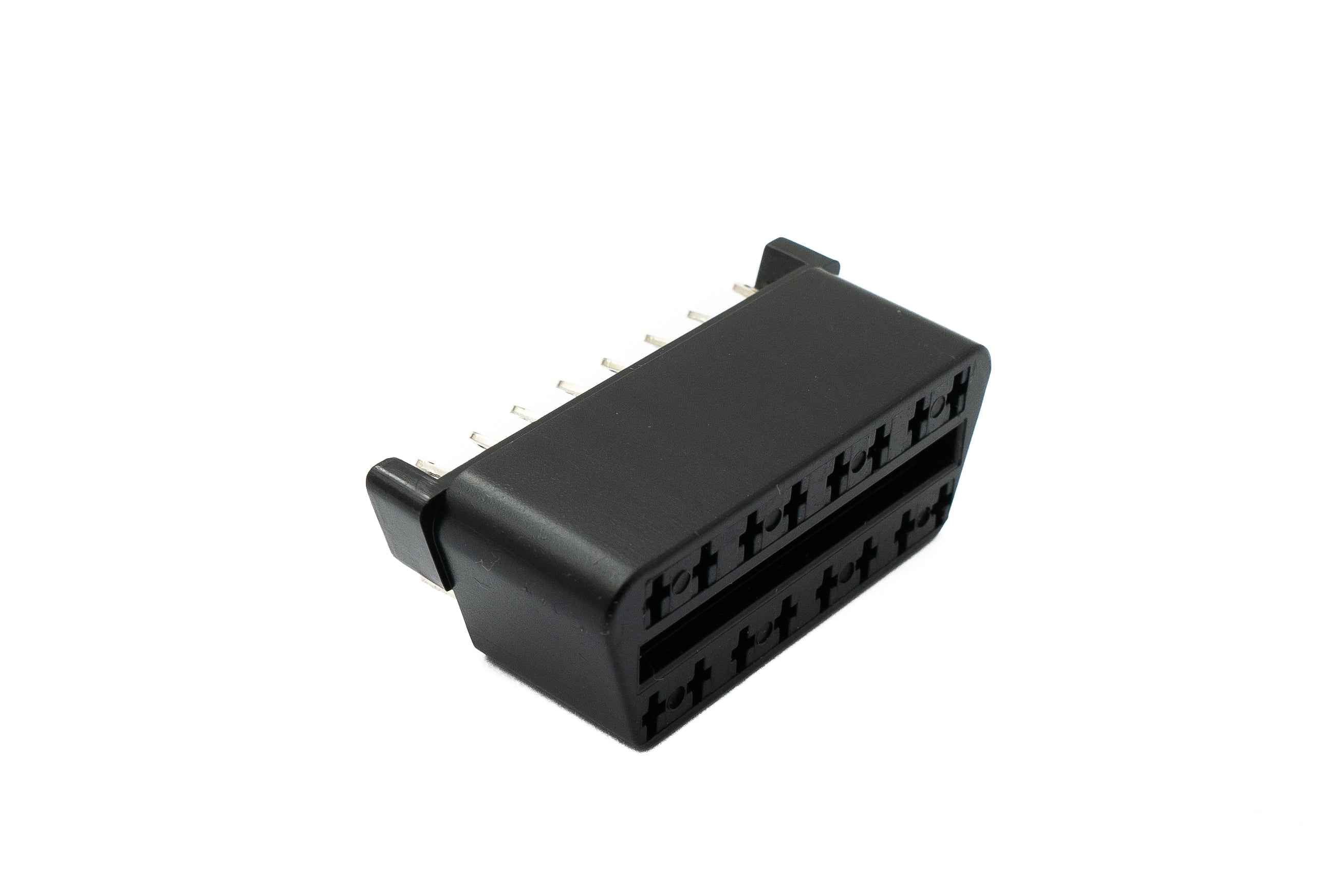 SYSTEM-S OBD Adapter OBD 2 16pin J1962M Stecker zu J1962F Buchse Kabel für Auto Diagnose