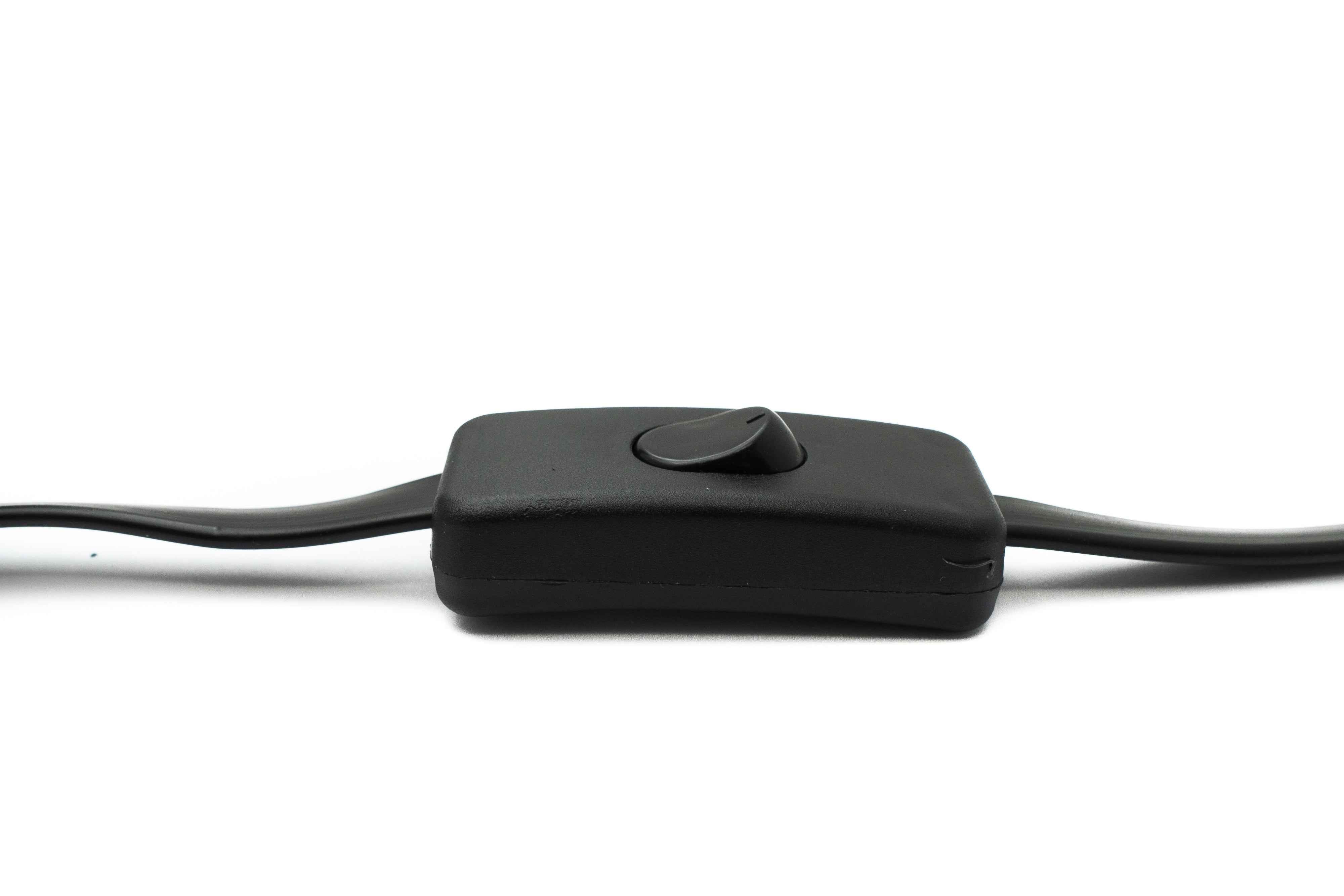 SYSTEM-S OBD Kabel 50 cm OBD 2 16pin J1962M Stecker zu J1962F Buchse flach Schalter Auto