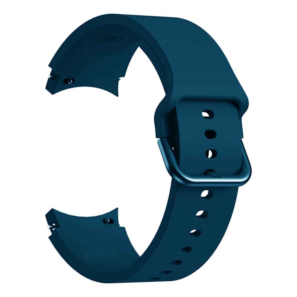 SYSTEM-S Armband flexibel aus Silikon 20mm für Samsung Galaxy Watch 4 Smartwatch Türkis