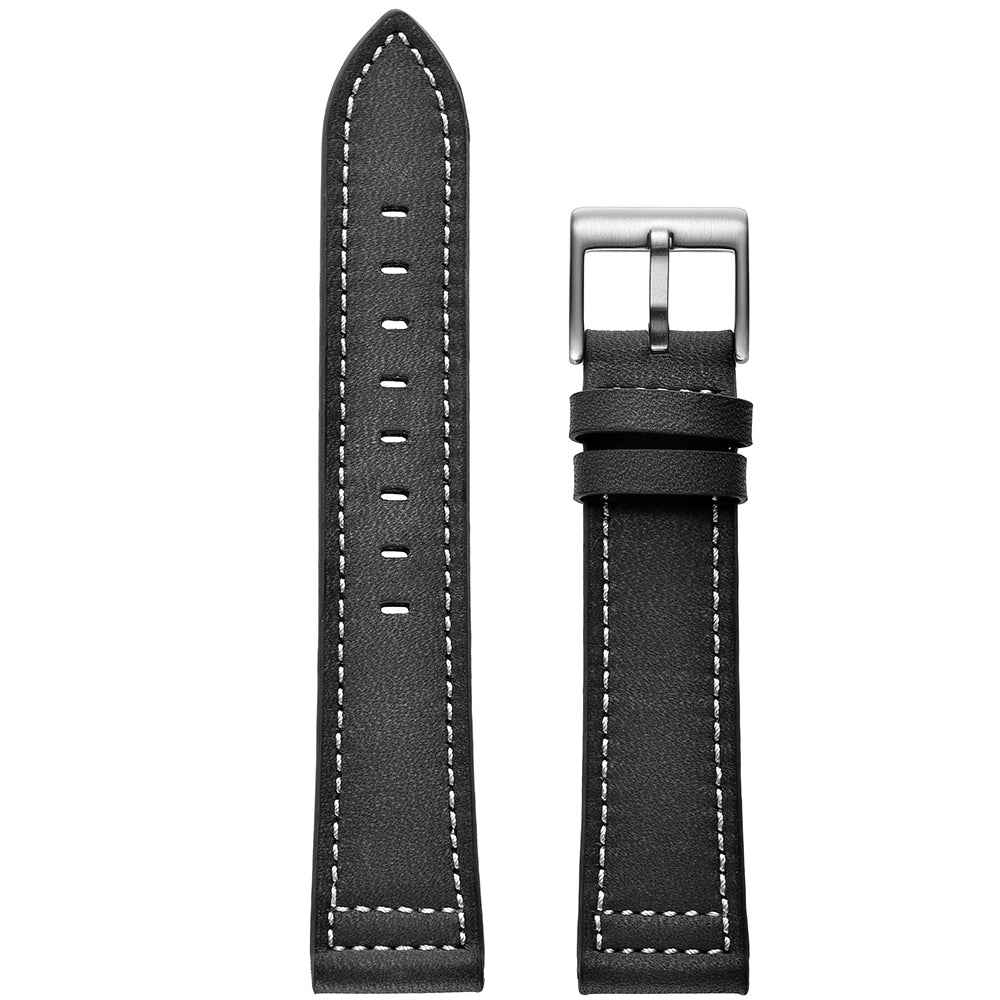 SYSTEM-S Armband flexibel aus Silikon 20mm für Samsung Galaxy Watch 4 Smartwatch Schwarz