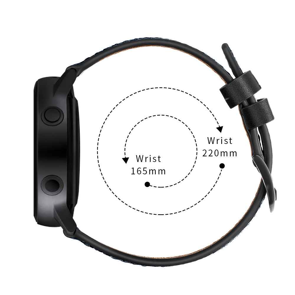 SYSTEM-S Armband flexibel aus Silikon 20mm für Samsung Galaxy Watch 4 Smartwatch Schwarz