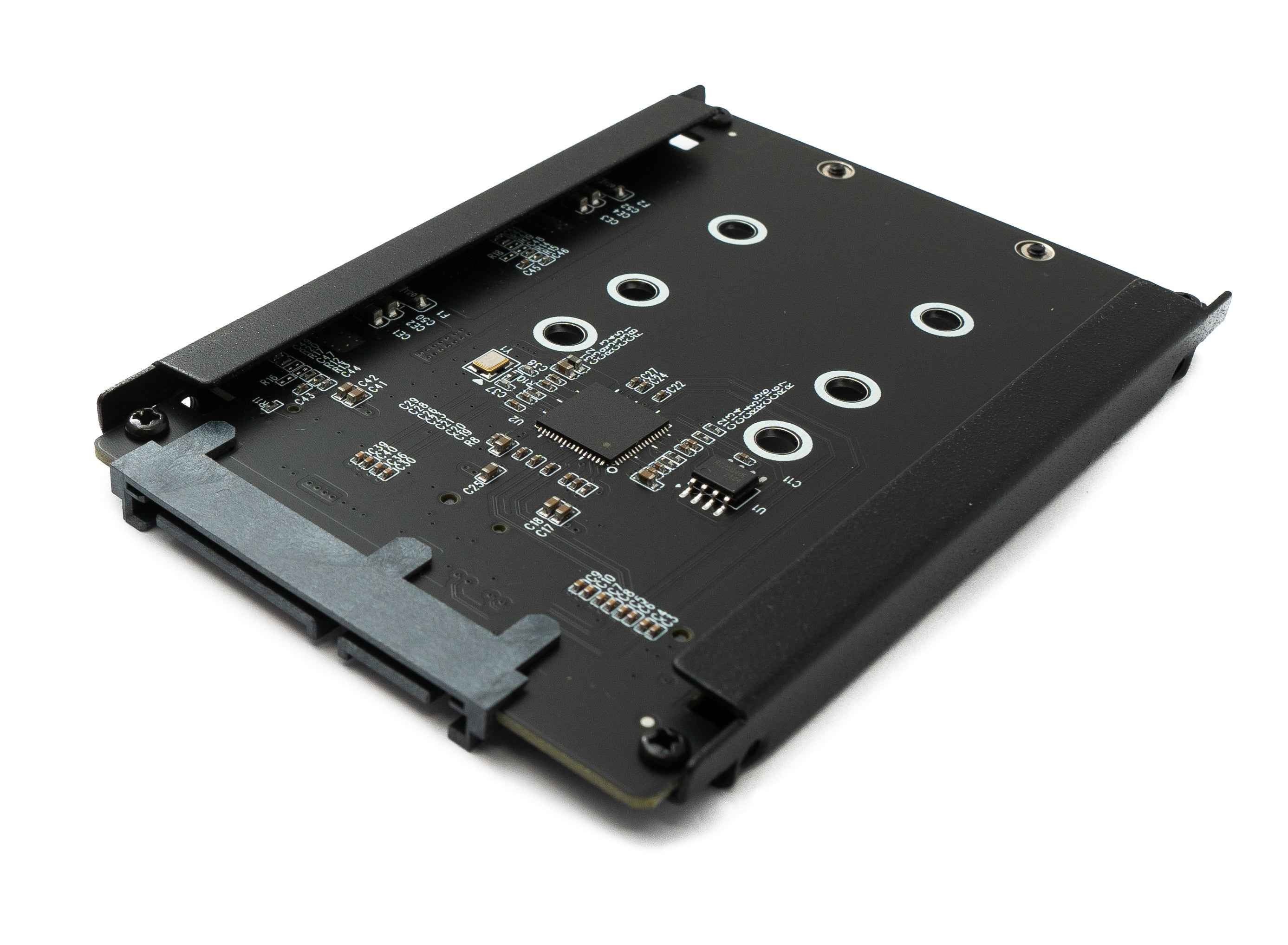 SYSTEM-S NGFF B+M Key Adapter 2x M.2 SSD Karte zu 2,5 Zoll SATA Combo HDD