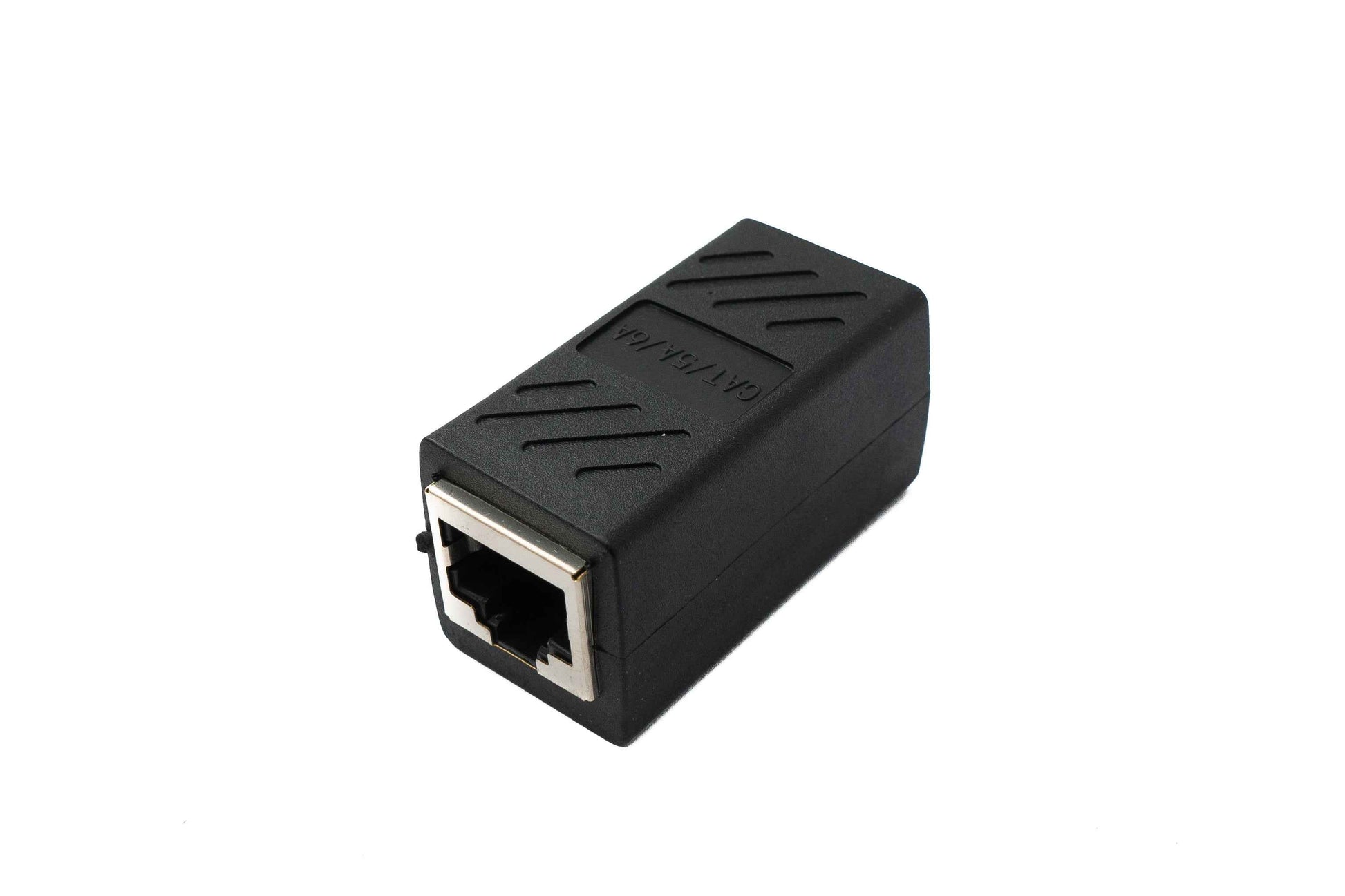 SYSTEM-S LAN Adapter RJ45 Buchse zu Buchse Kabel in Schwarz