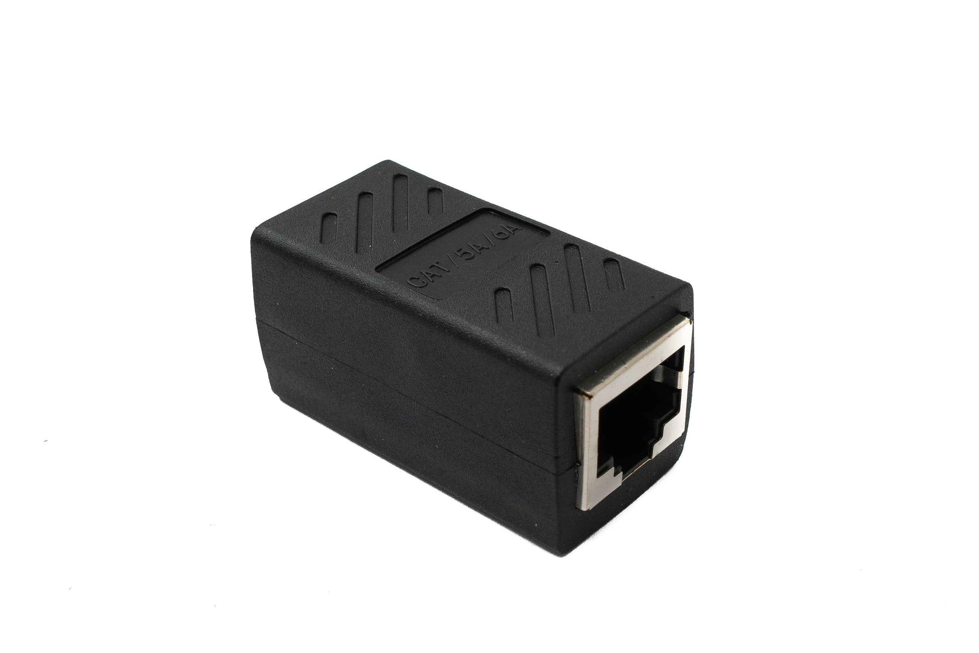 SYSTEM-S LAN Adapter RJ45 Buchse zu Buchse Kabel in Schwarz
