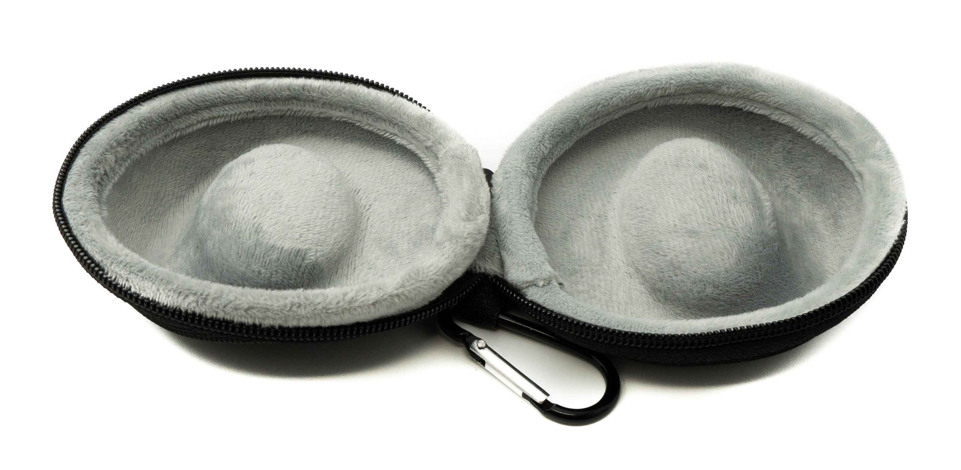 SYSTEM-S Tasche für Smartwatch Schutztasche Gürteltasche Karabiner in Schwarz