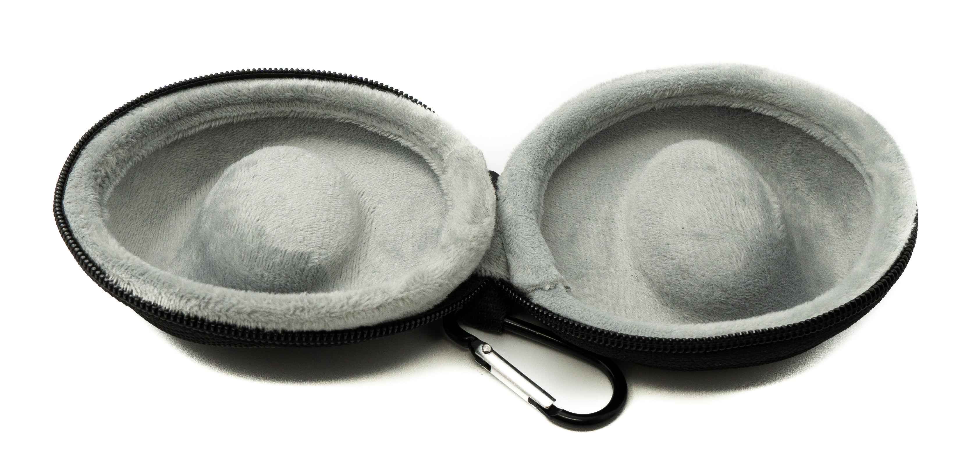 SYSTEM-S Tasche für Smartwatch Schutztasche Gürteltasche Karabiner in Schwarz