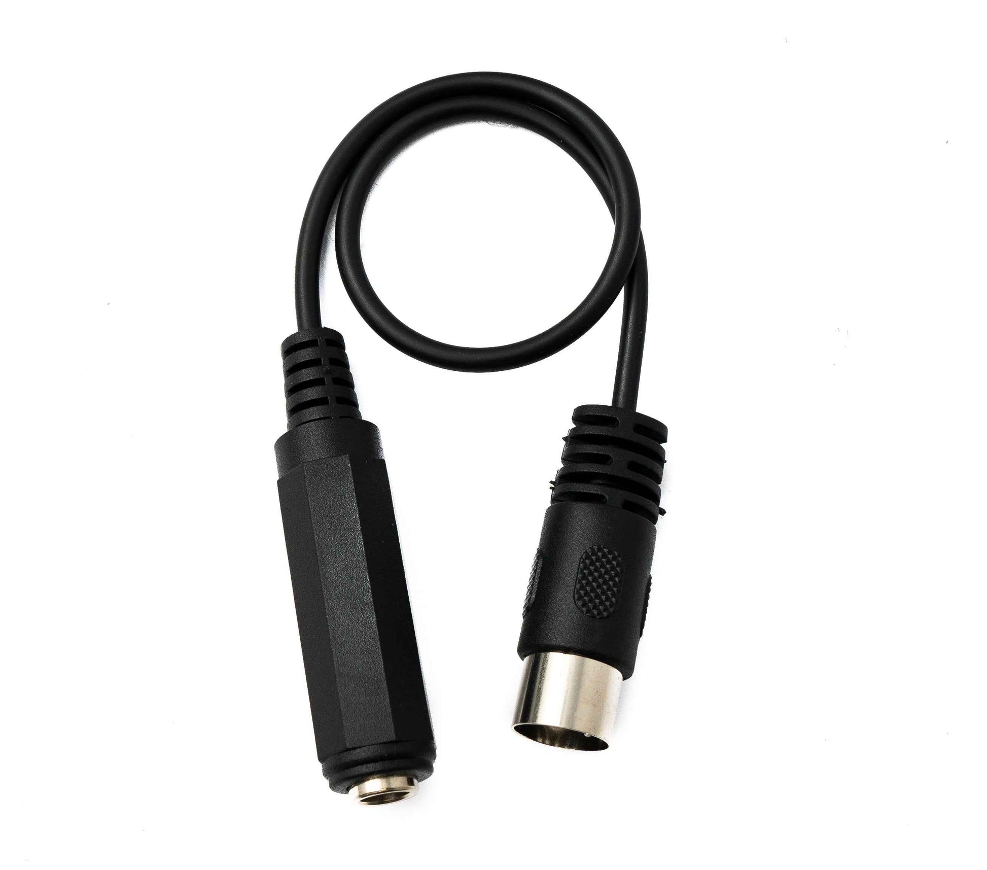 SYSTEM-S Audio Kabel 30 cm DIN 5 polig Stecker zu 6.35 mm TRS Klinke Buchse AUX
