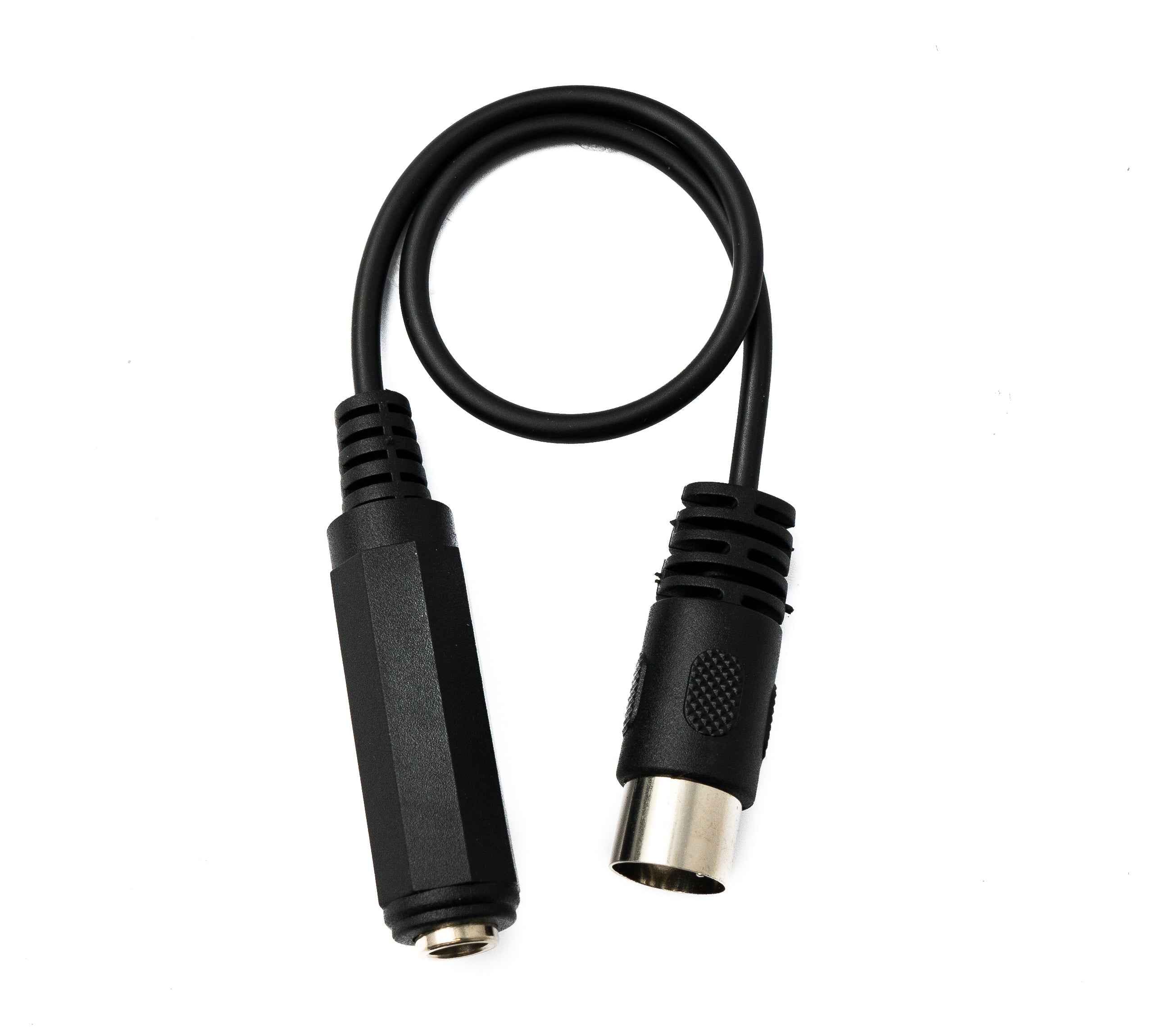 SYSTEM-S Audio Kabel 30 cm DIN 5 polig Stecker zu 6.35 mm TRS Klinke Buchse AUX