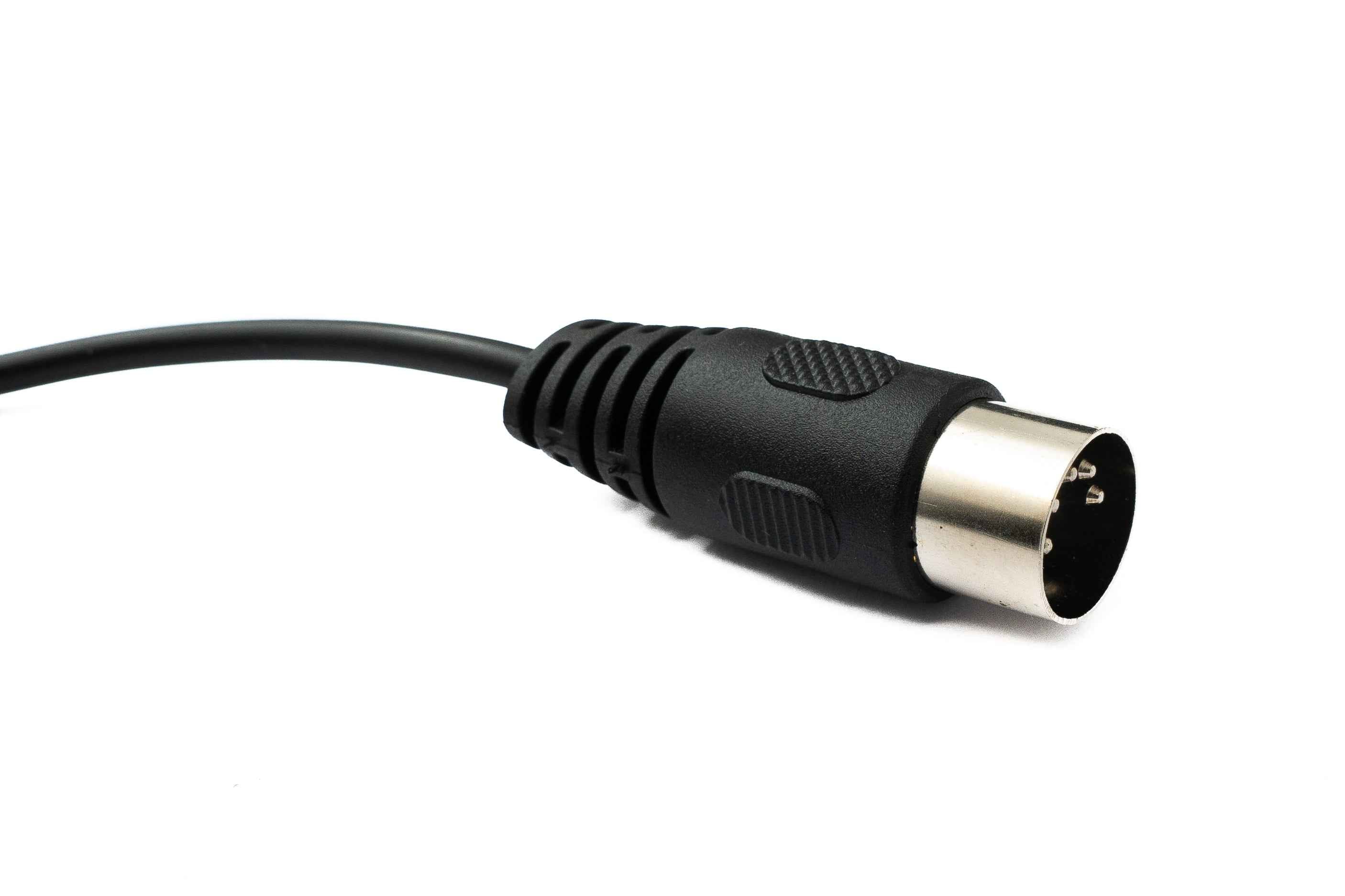 SYSTEM-S Audio Kabel 30 cm DIN 5 polig Stecker zu 6.35 mm TRS Klinke Buchse AUX