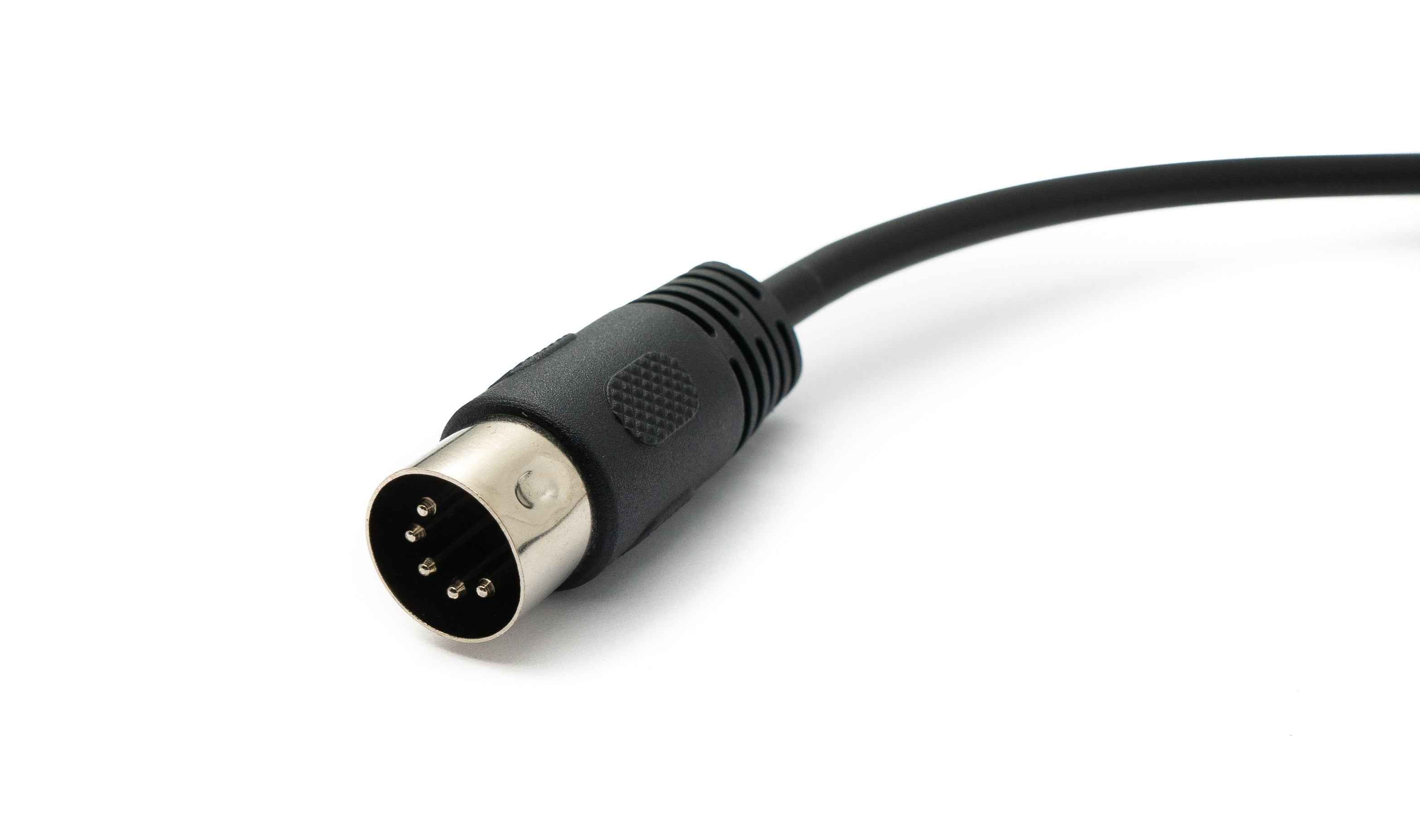 SYSTEM-S Audio Kabel 150 cm XLR 3 polig Buchse zu DIN 5 polig Stecker in Schwarz