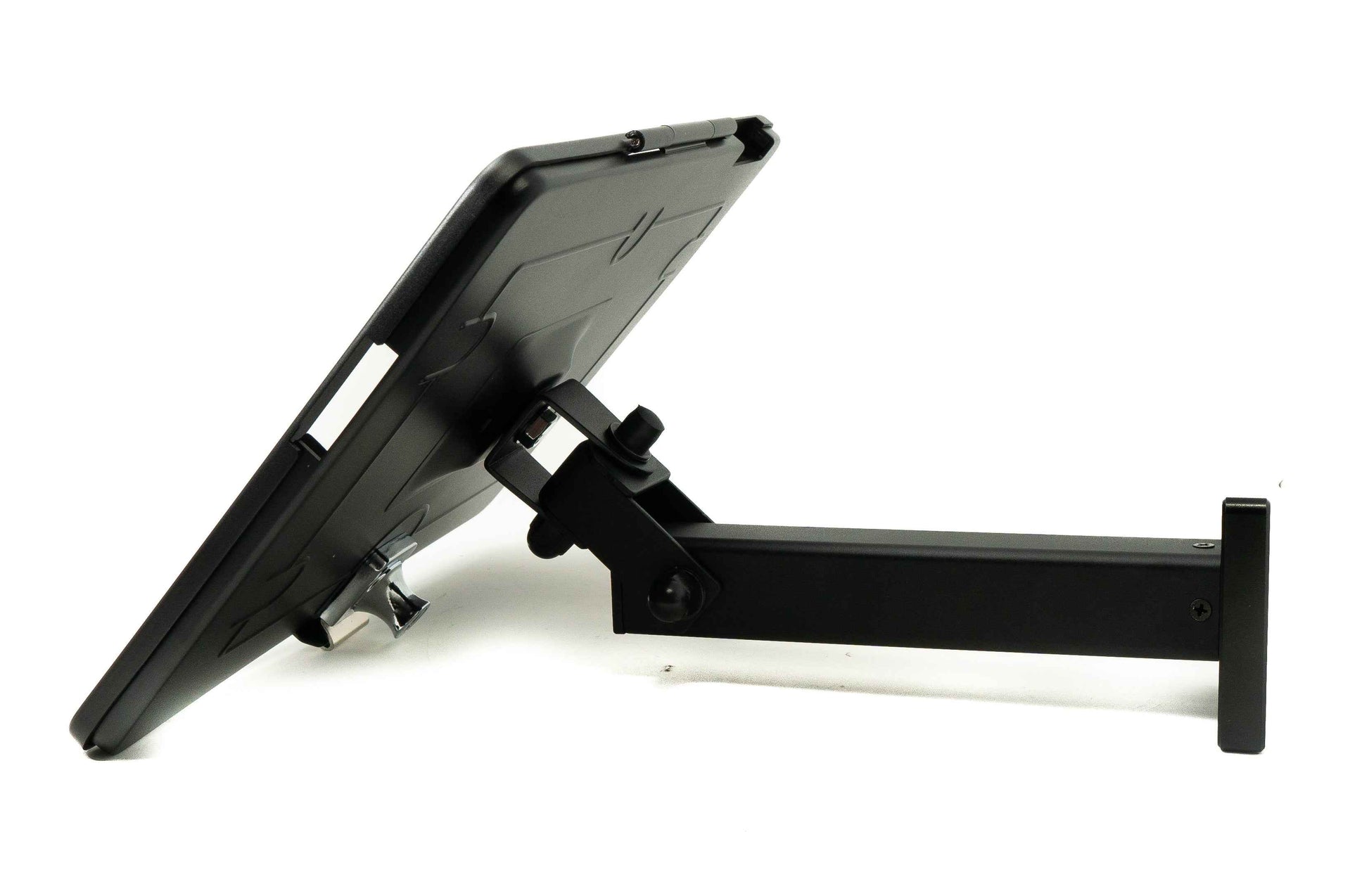 SYSTEM-S Tisch Halterung abschließbar 360° für Microsoft Surface Pro 11 10 9 13.0" in Schwarz