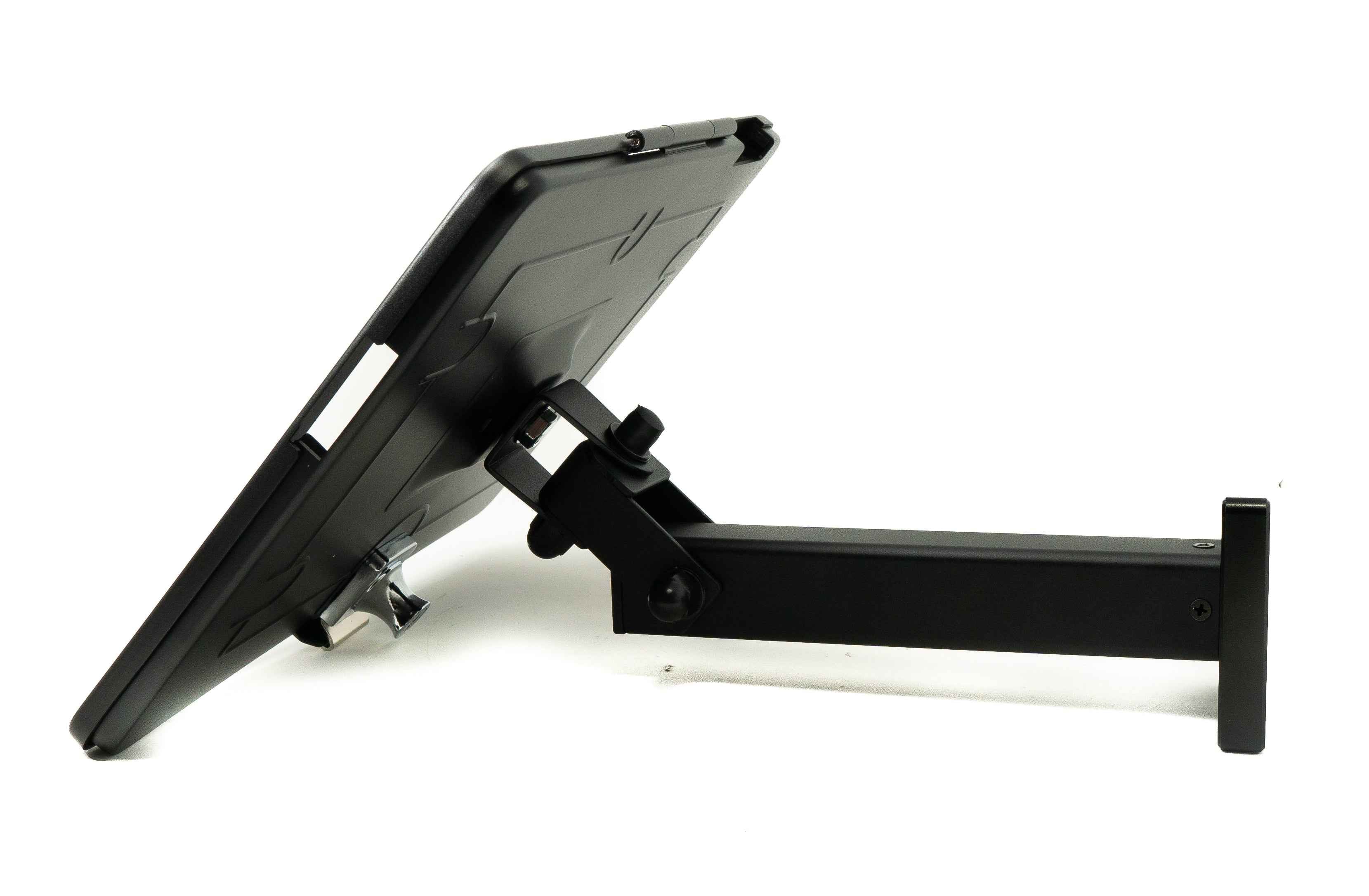 SYSTEM-S Tisch Halterung abschließbar 360° für Microsoft Surface Pro 11 10 9 13.0" in Schwarz