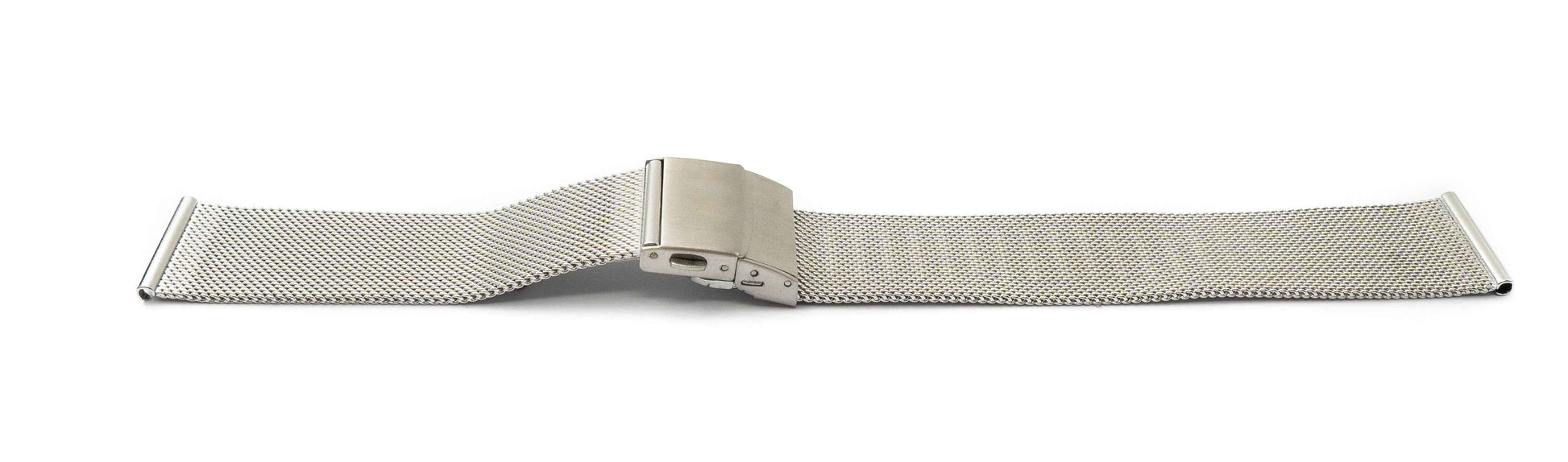SYSTEM-S Armband Milanaise aus Metall für Fitbit Versa 1 2 Lite Smartwatch in Grau