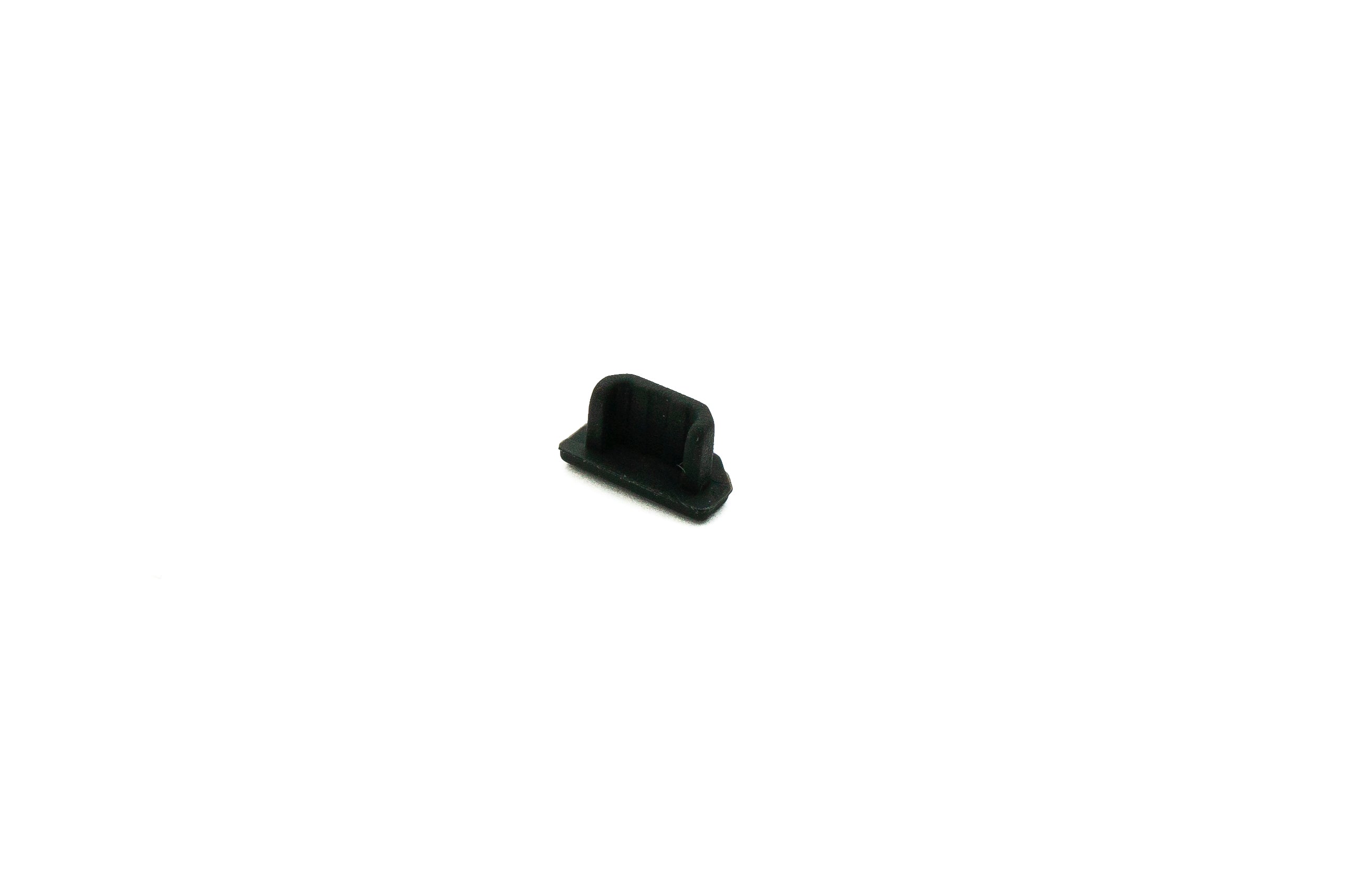 USB Micro B Port Abdeckung Silikon Anti Staub 10er Set Schwarz 7x2 mm 87267685