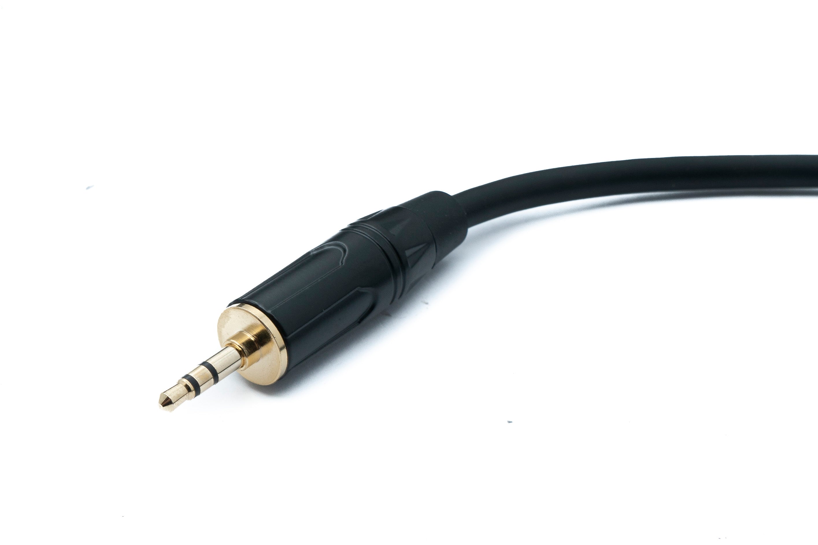 Audio-Klinke-Kabel 3,5 mm 100 cm 3-polig Stecker zu Stecker AUX schwarz