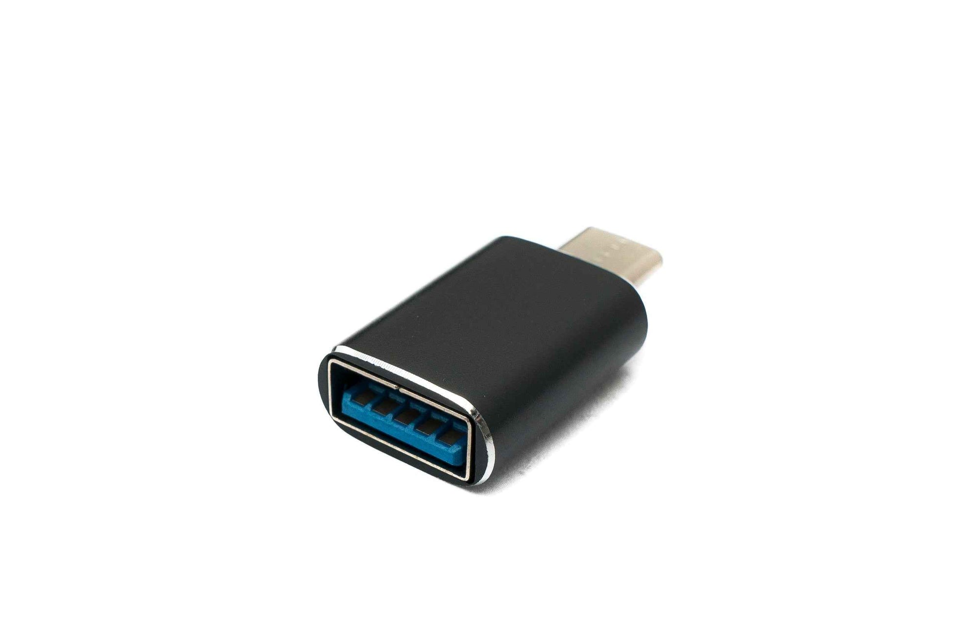 SYSTEM-S USB 3.1 Adapter Typ C Stecker zu 3.0 A Buchse 5 Gbit/s 100W in Schwarz