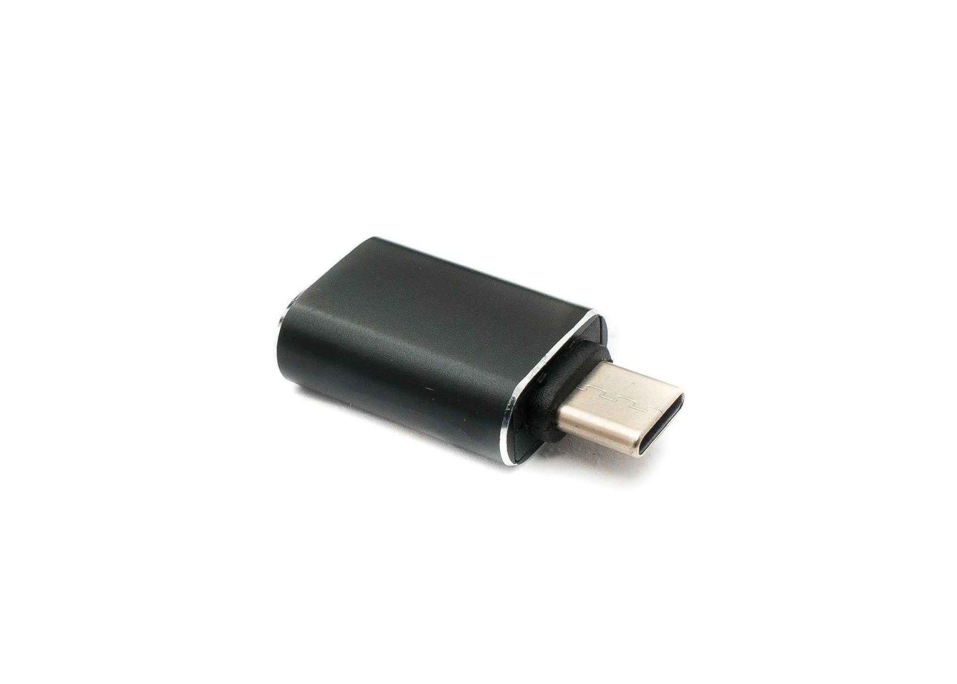 SYSTEM-S USB 3.1 Adapter Typ C Stecker zu 3.0 A Buchse 5 Gbit/s 100W in Schwarz