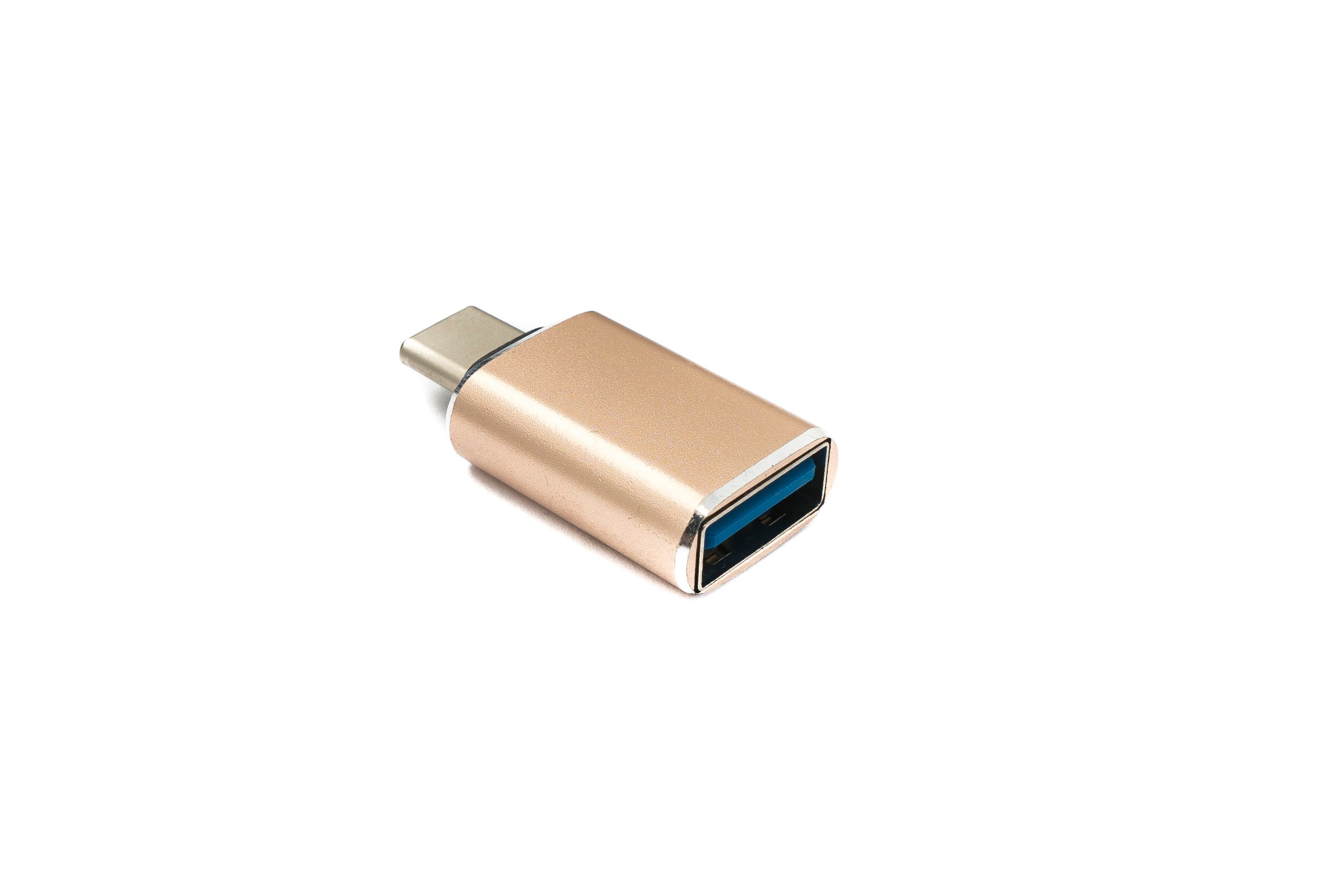 USB-Adapter USB-C Stecker auf USB 3.0 A Buchse 5 Gbit/s 100W rosa-gelb 86959619