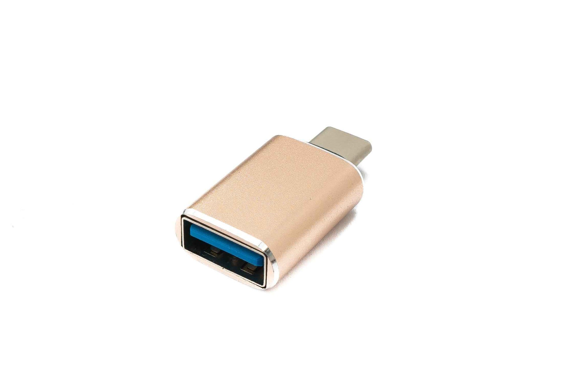 SYSTEM-S USB 3.1 Adapter Typ C Stecker zu 3.0 A Buchse 5 Gbit/s 100W in Rosa Gelb