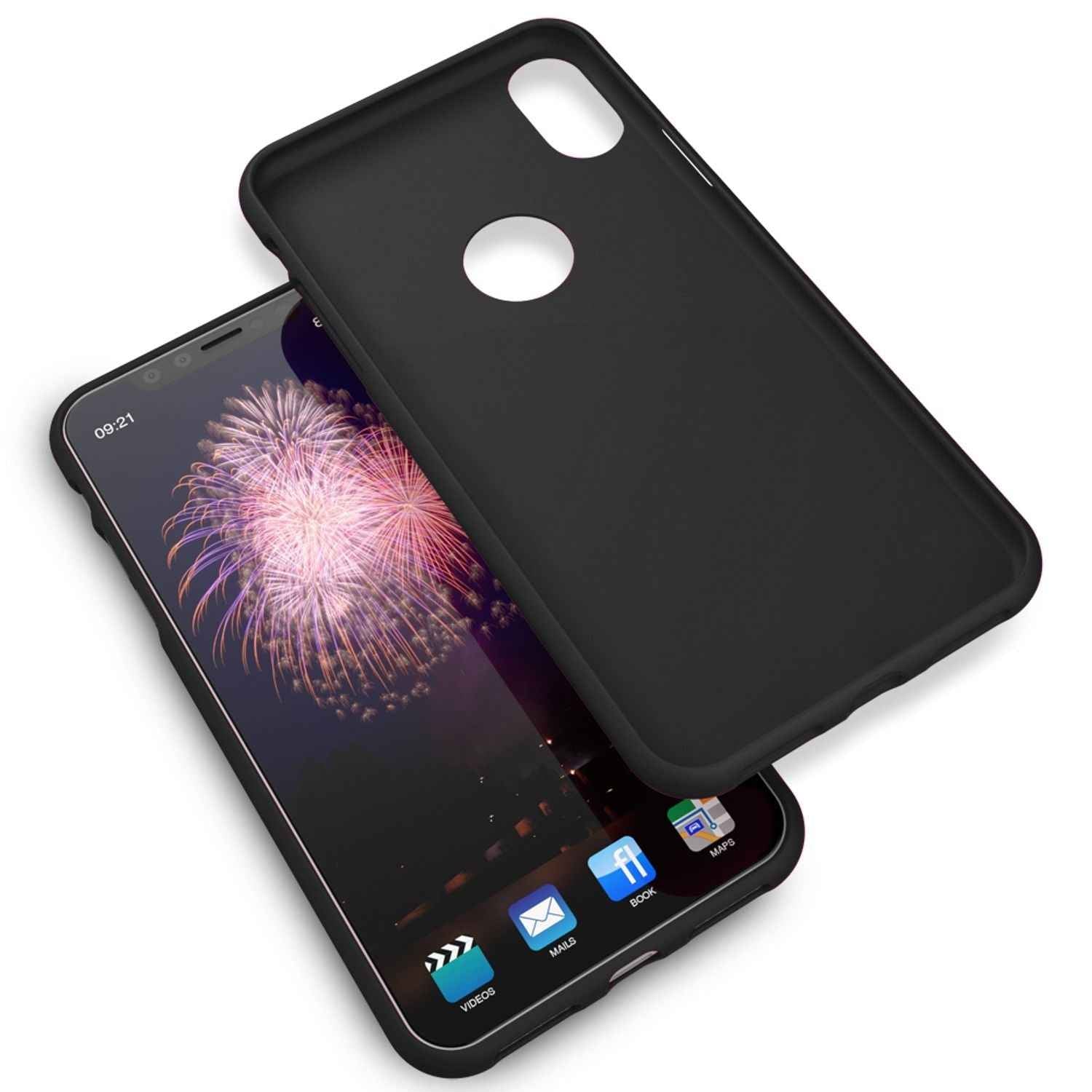 NALIA Handyhülle für Apple iPhone XR, Ultra-Slim Hülle Silikon Neon Case Cover
