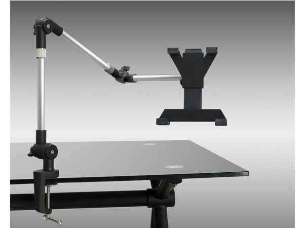 System-S Universal Halter Verstellbare Tisch Halterung Haltearm für Tablet PC's eBook Reader
