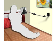 System-S Universal Verstellbare Wand Halterung Haltearm Halter für Tablet PC's ebook Reader