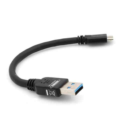System-S Kurzes Micro USB 3.0 (USB 3.0 Micro-B) Daten & Ladekabel 10 cm für Samsung Galaxy Note 3